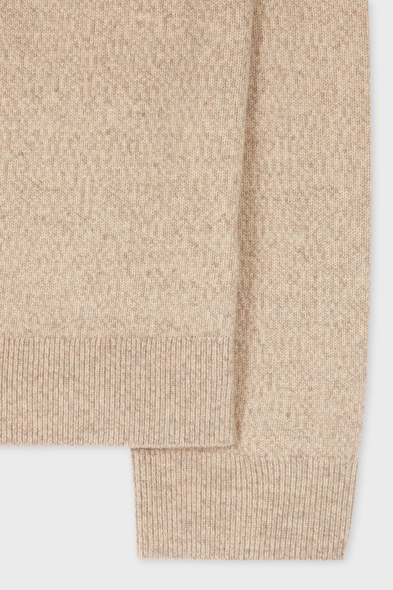 MENS SWEATER CREW NECK LIGHT BEIGE 7