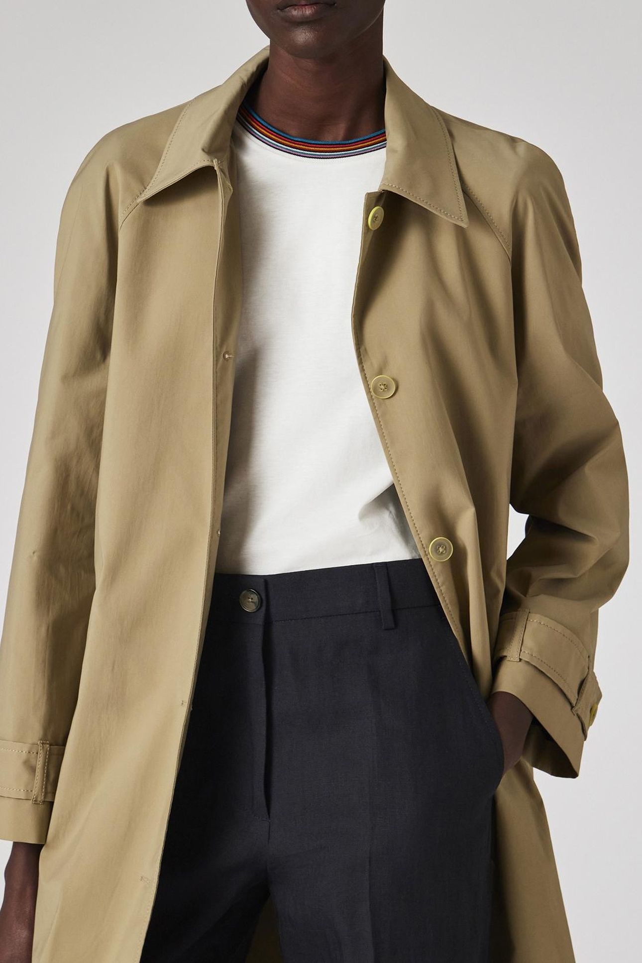 WOMENS COAT LT GREYISH GREEN 11