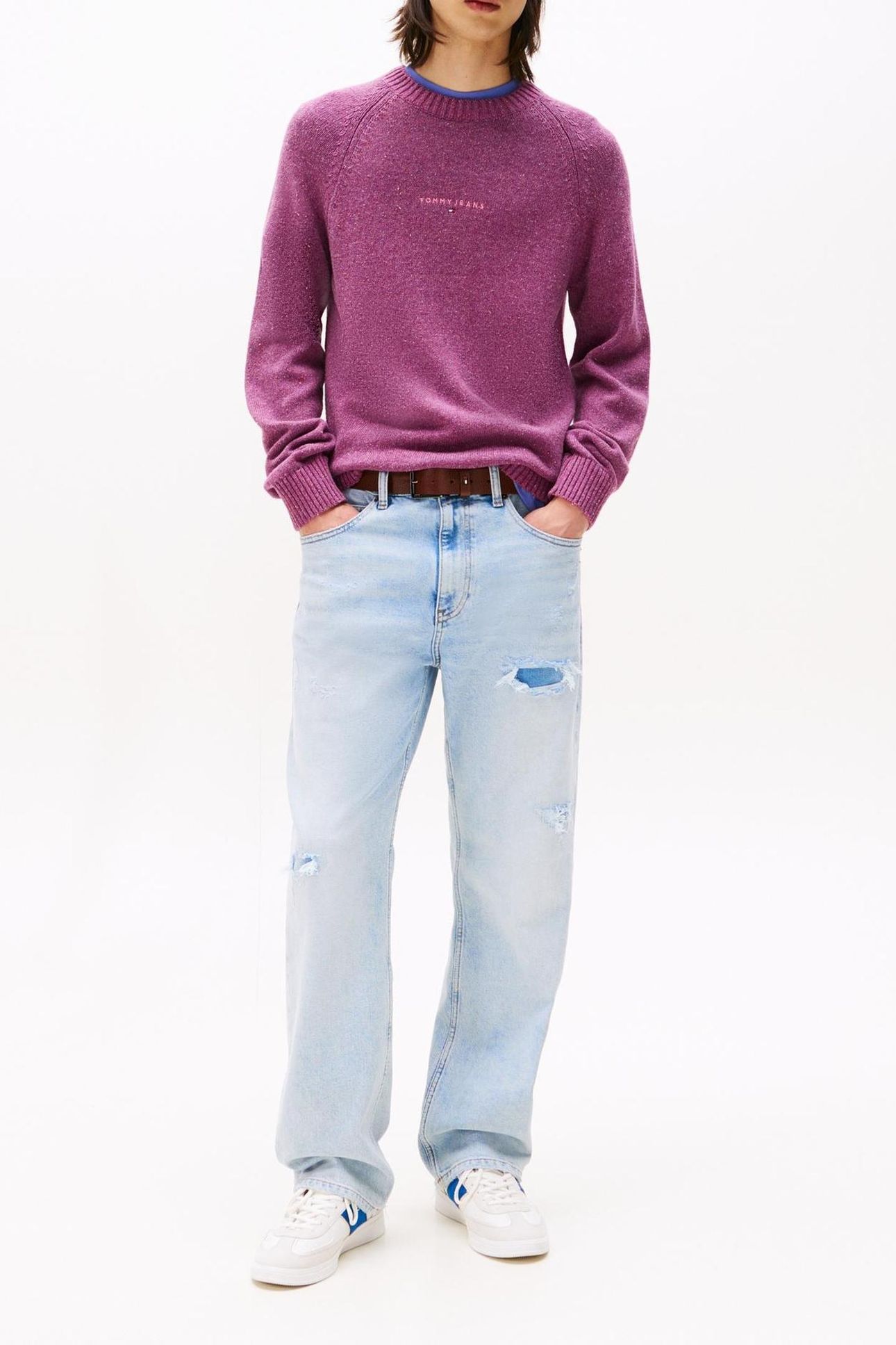 TJM SLIM LINEAR RAGLAN RED WINE 3