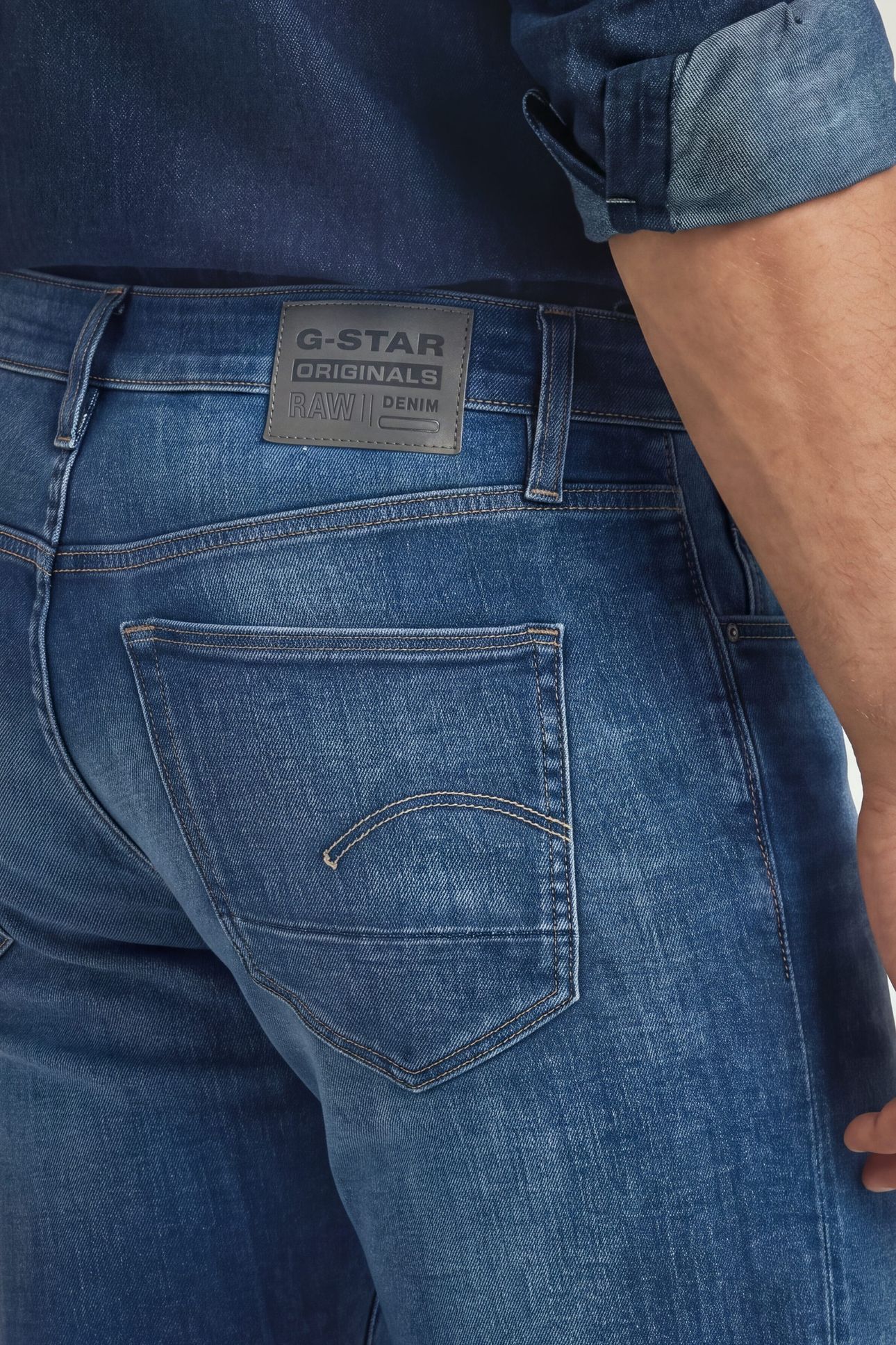 3301 SLIM MEDIUM BLUE 5