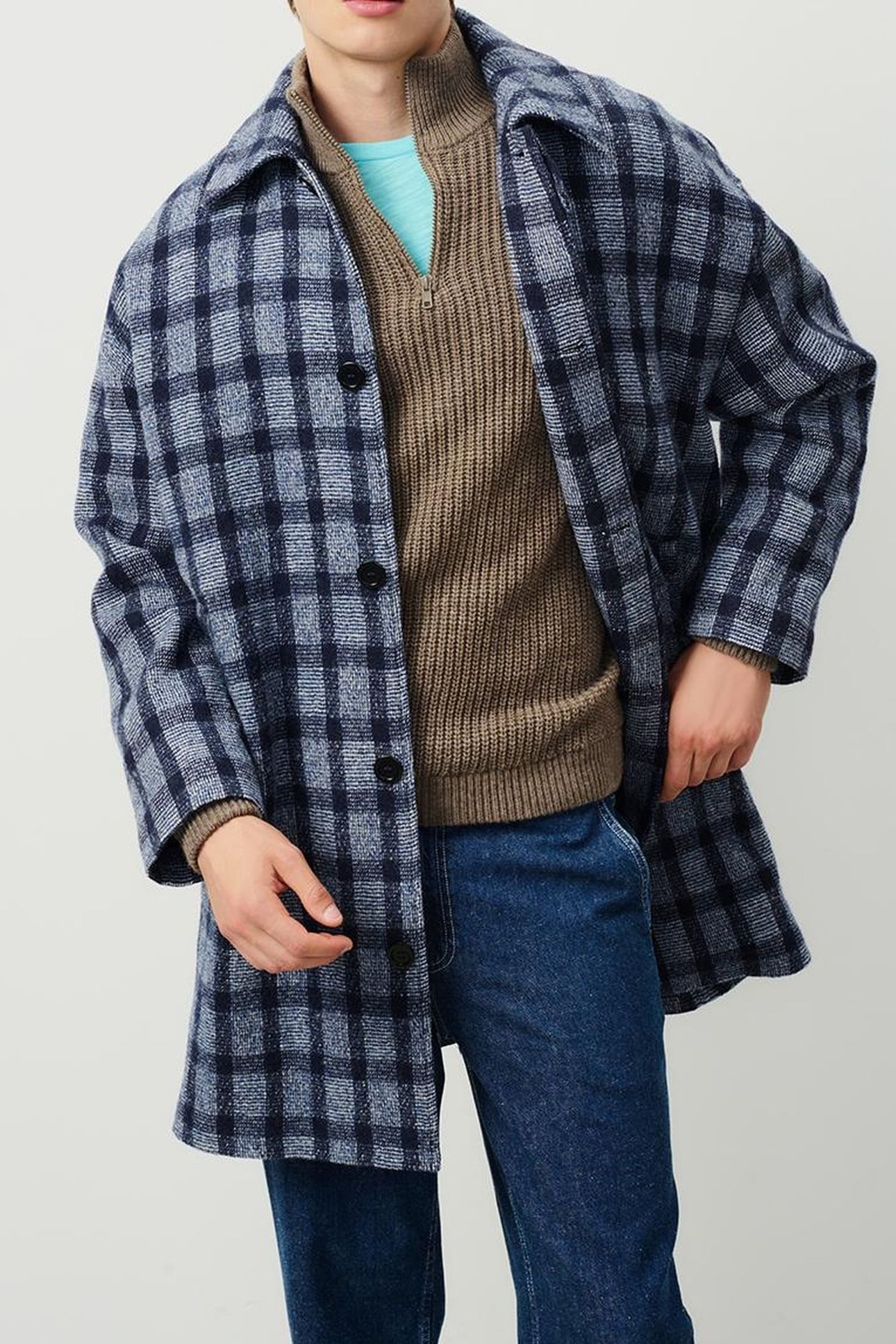TURSBURG COAT TARTAN MARITIME 4