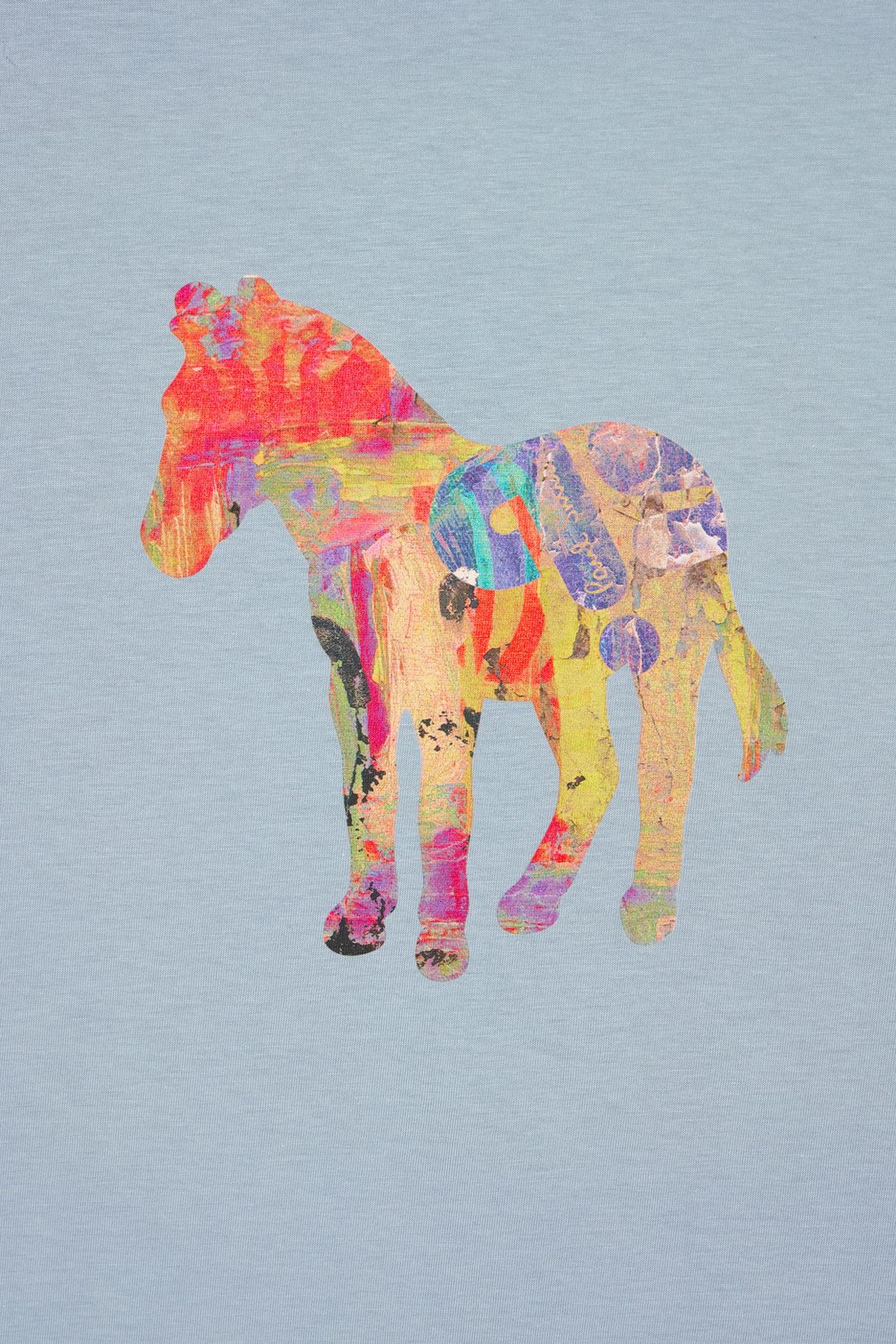 MENS REG FIT SS T SHIRT ZEBRA CRAFT LIGHT BLUE 7