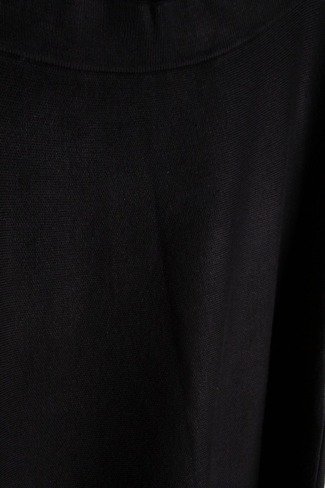 SKIRT MID LENGTH SOFT VISCOSE POLYAMIDE KNIT BLACK 4