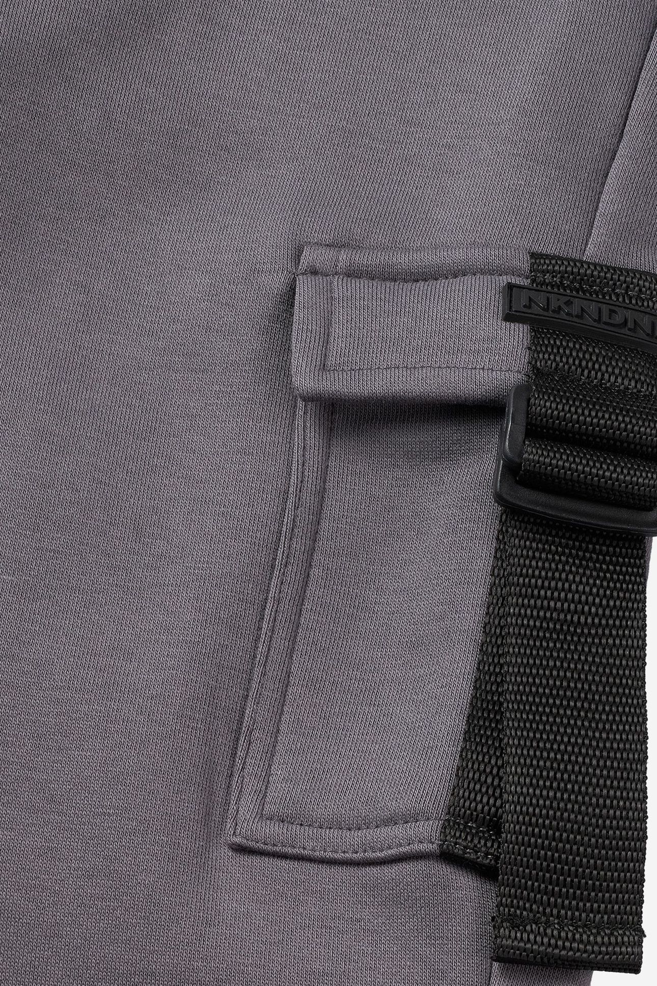 WEBBING SWEATPANTS BLUE DESTROY 3