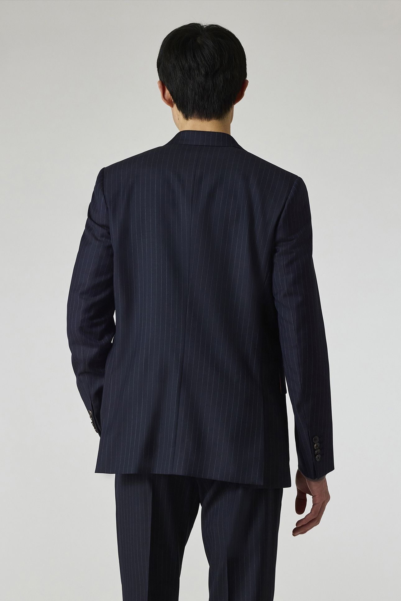 MENS TAILORED FIT 2 BUTTON SUIT INKY BLUE 4