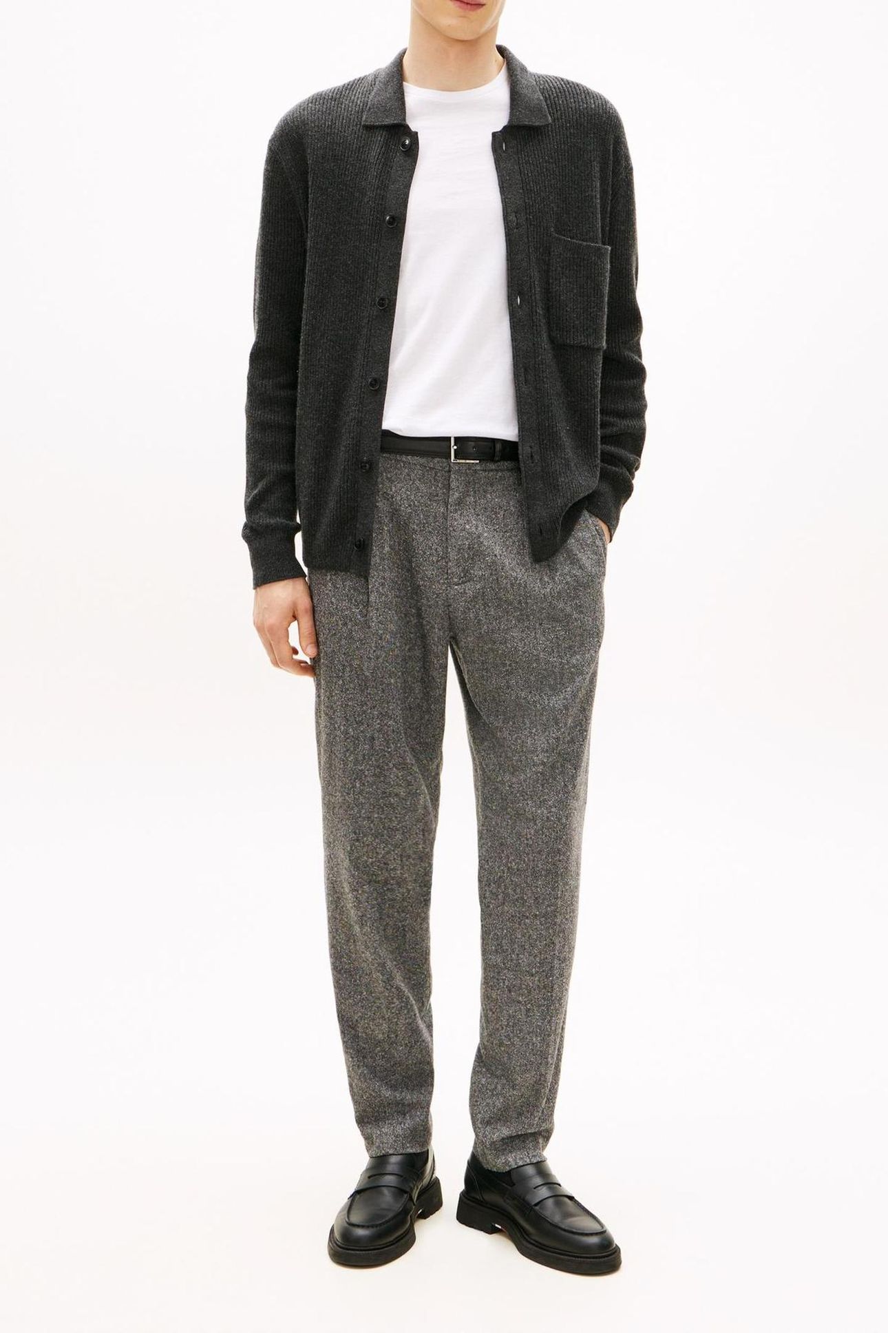 DC HARLEM DONEGAL PANTS DARK GREY HEATHER 2
