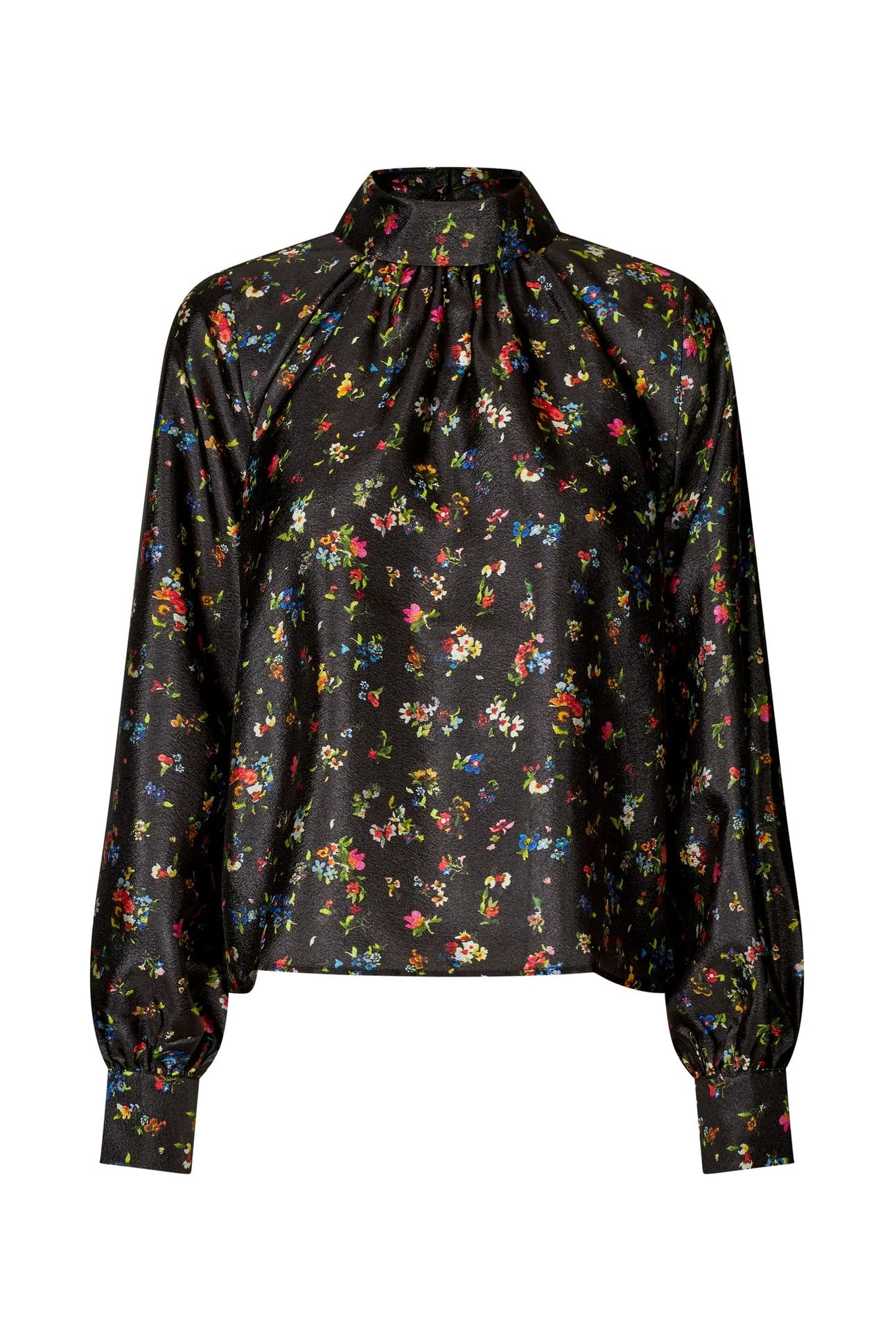 GATHERED LONG SLEEVE TOP MAGNOLIA GARDEN 3