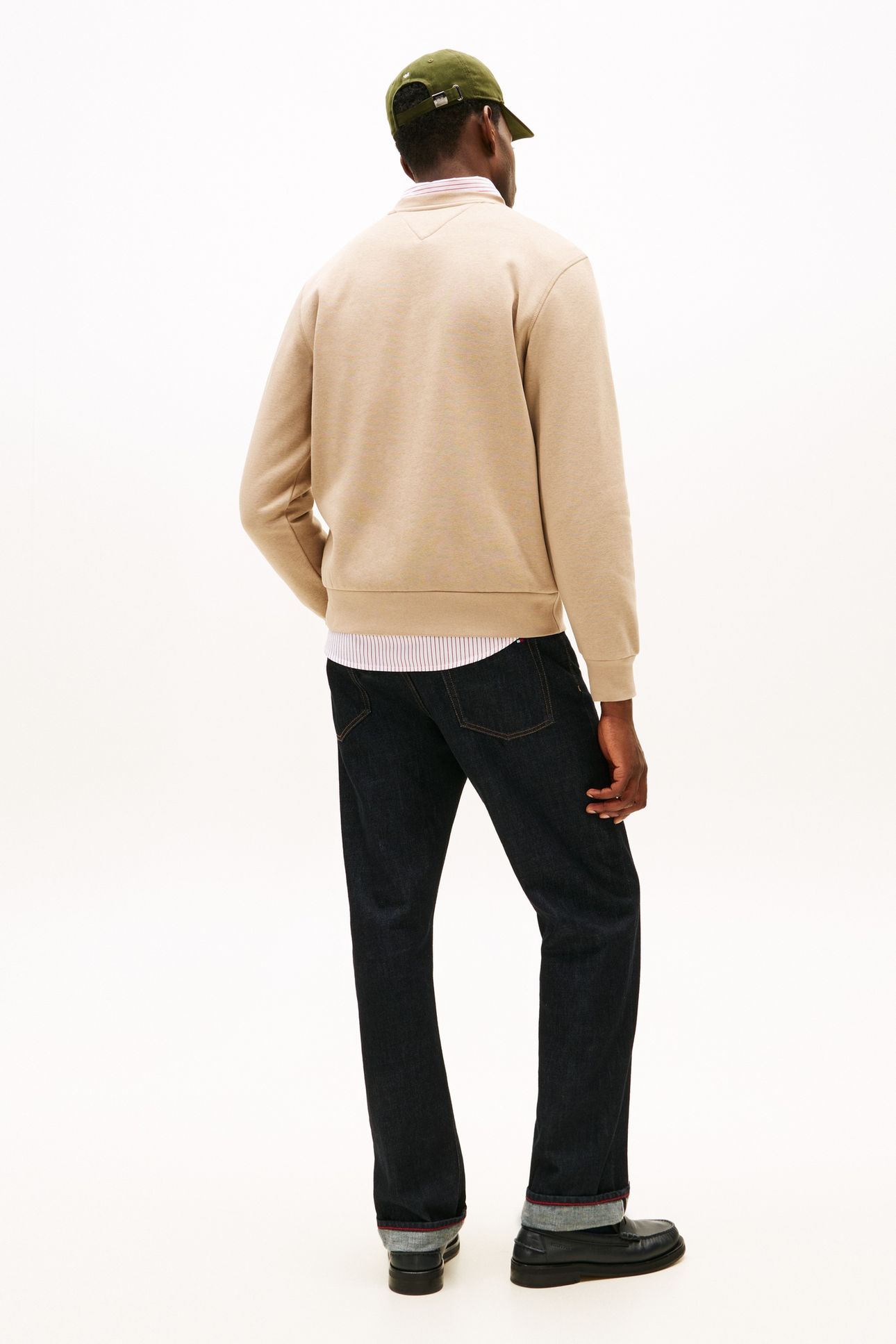 HILFIGER ARCH SWEATSHIRT COASTAL TAUPE 3