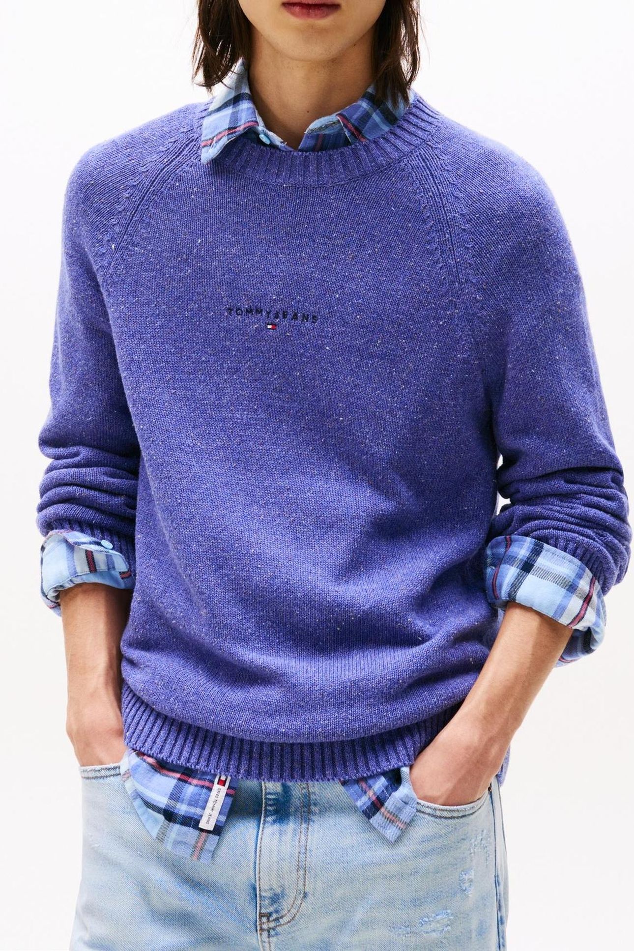 TJM SLIM LINEAR RAGLAN SOFT SAPPHIRE 1