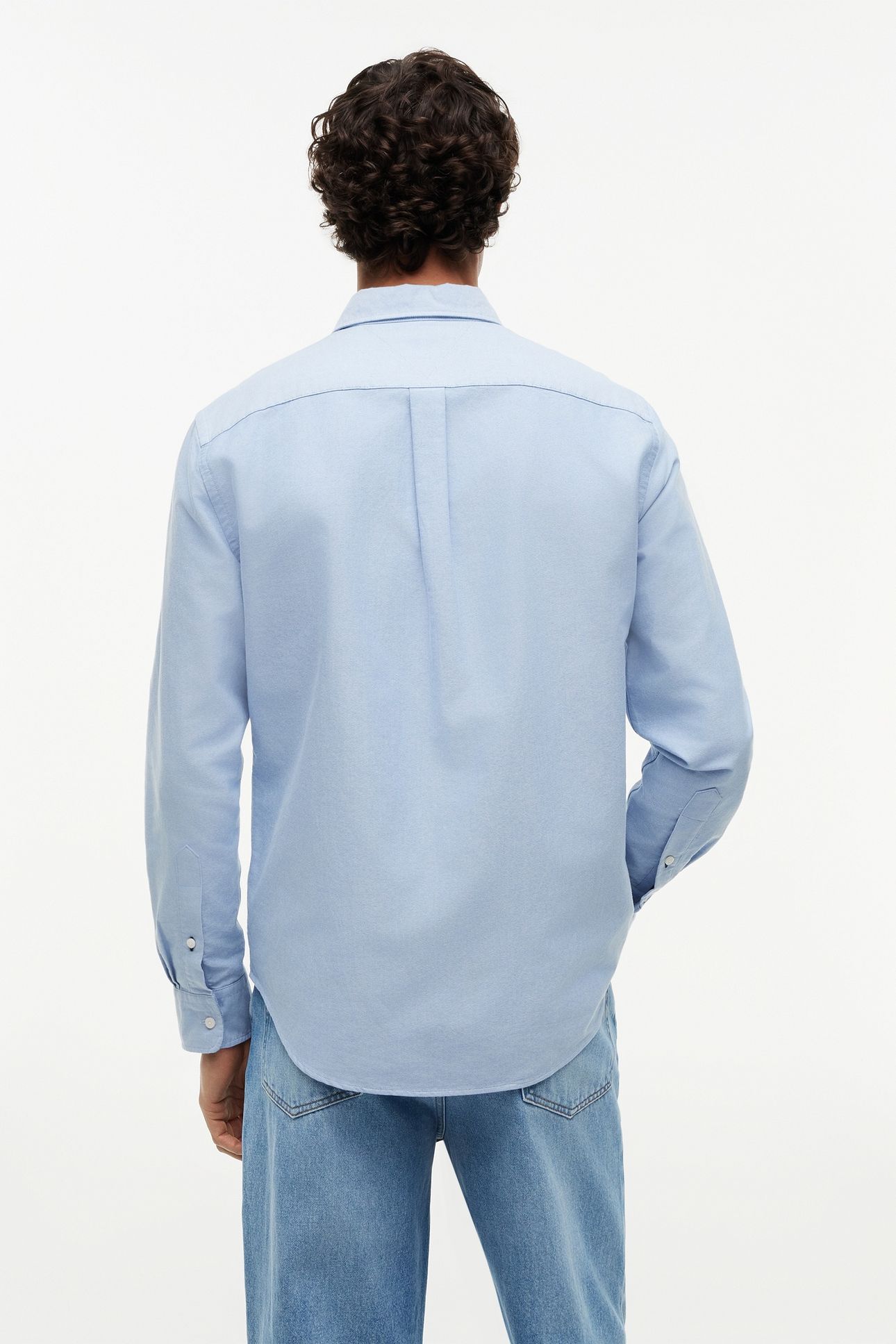 SOLID HERITAGE OXFORD SHIRT BLUE 2