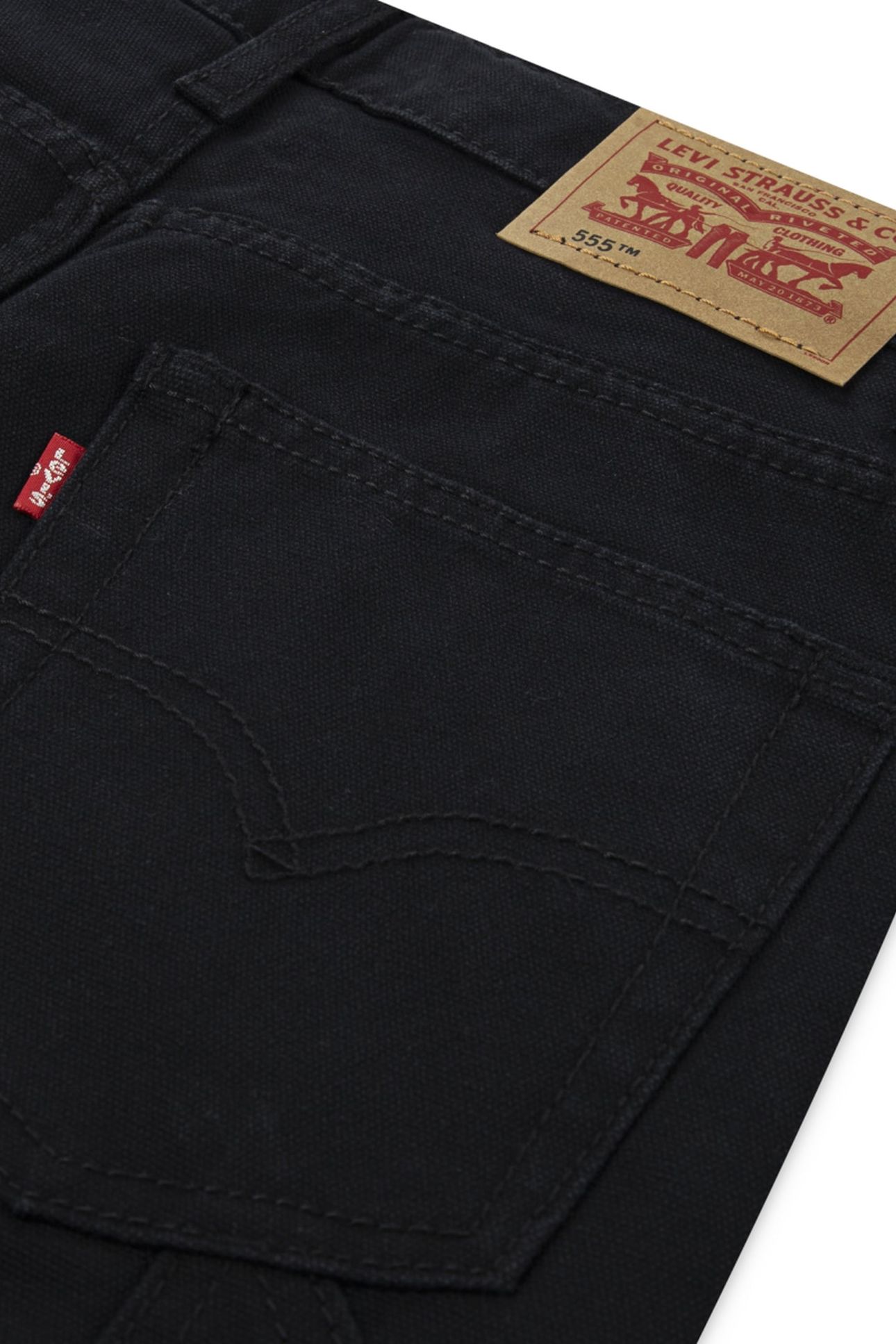BOYS 555 RELAXED CARPENTER PANTS BLACK 4