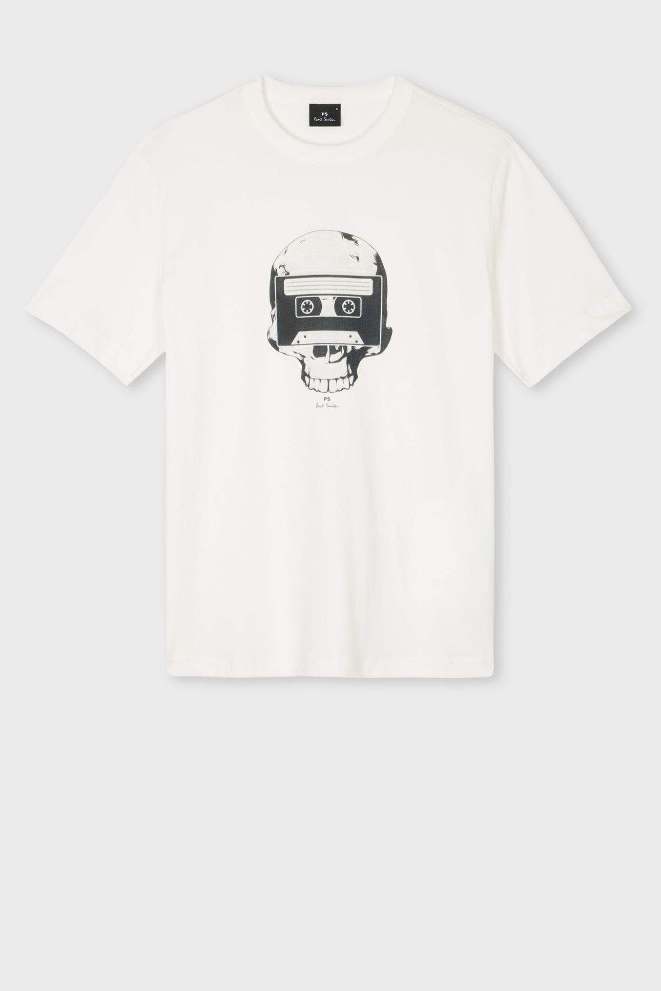 MENS SS TSHIRT TAPE SKULL OFF WHITE 4