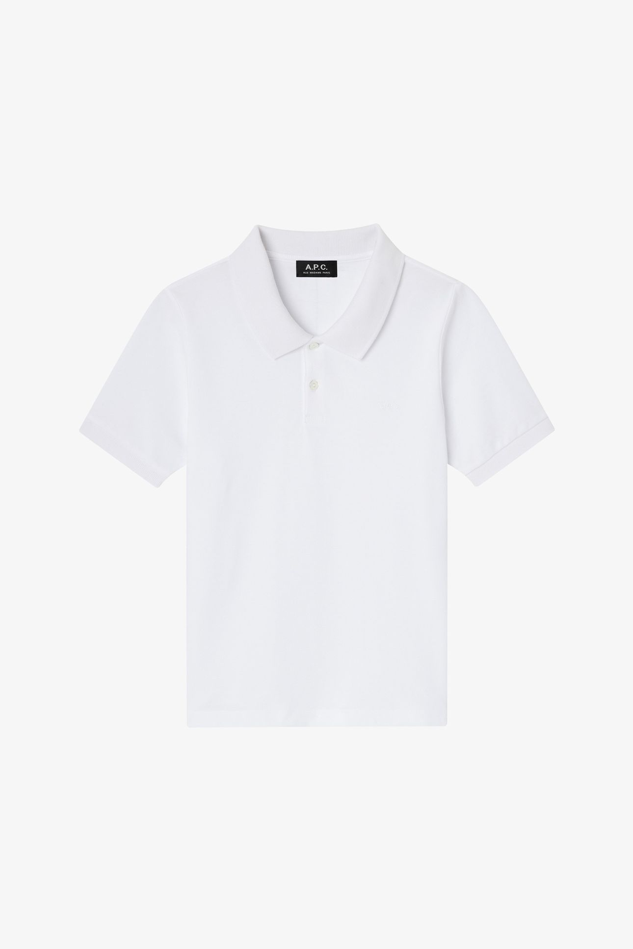 POLO FITTED SHORT SLEEVE WHITE 4