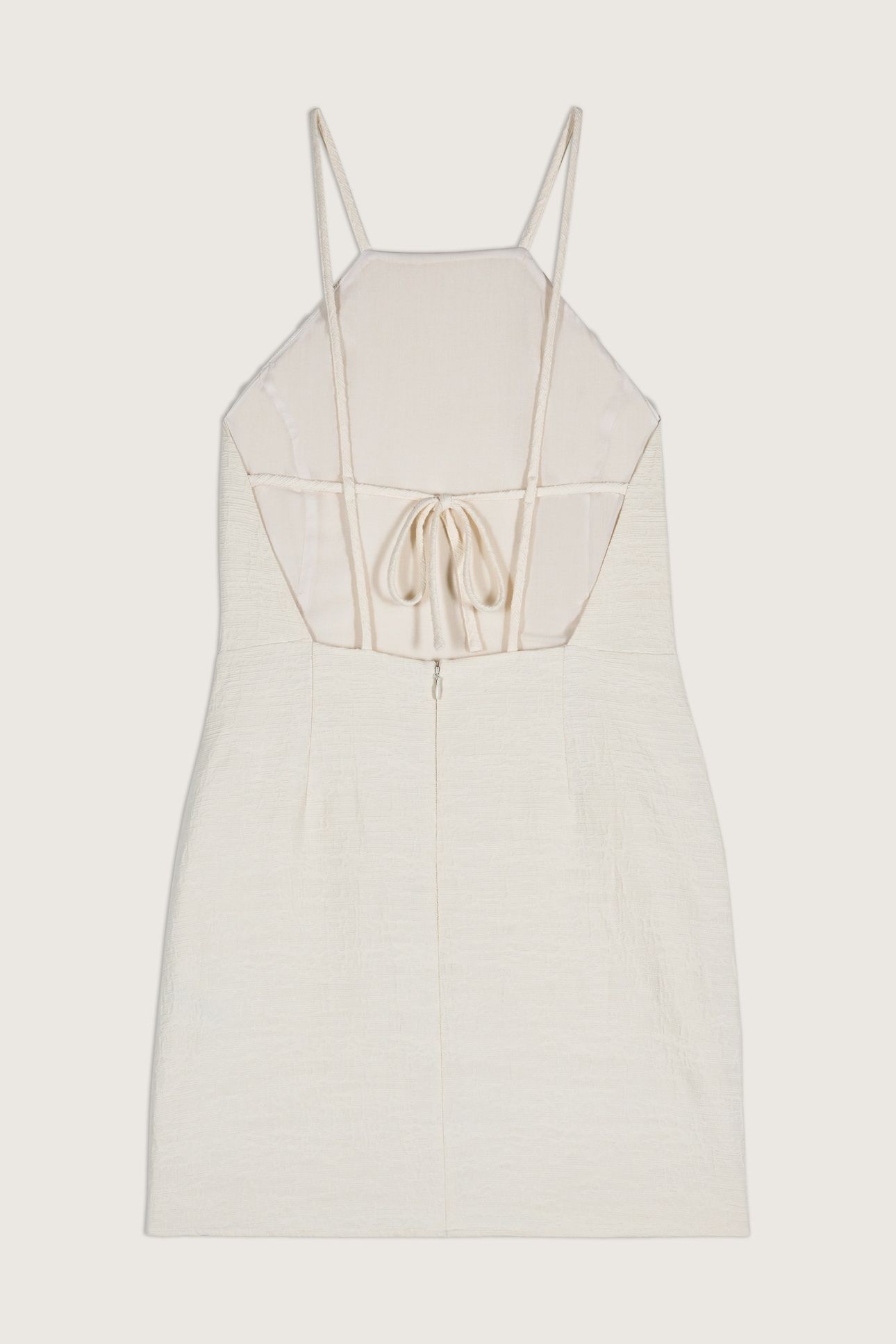 MINI DRESS ECRU 4