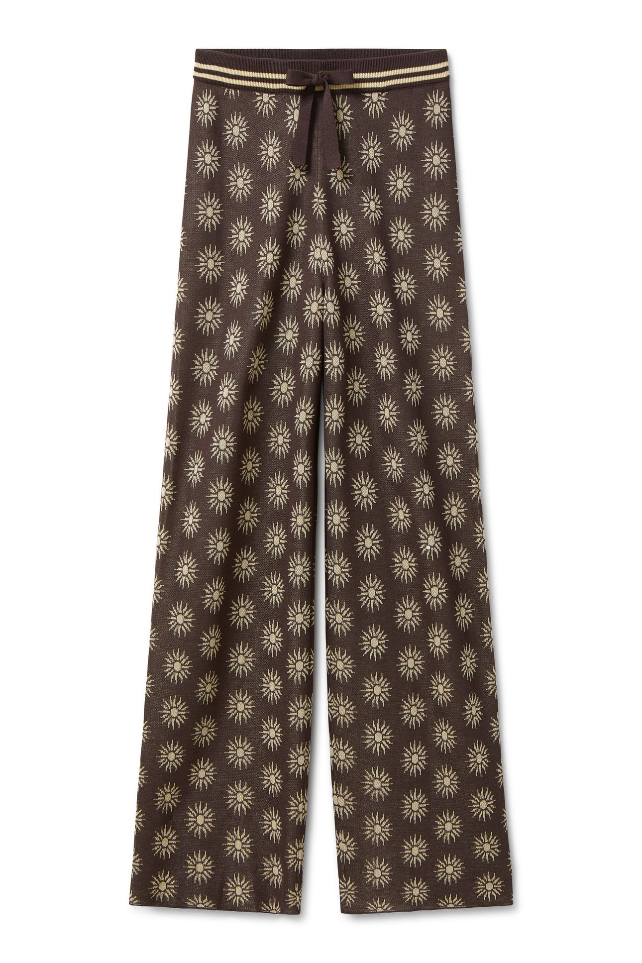 DRAWSTRING PANT SEAL BROWN/ REED YELLOW 3
