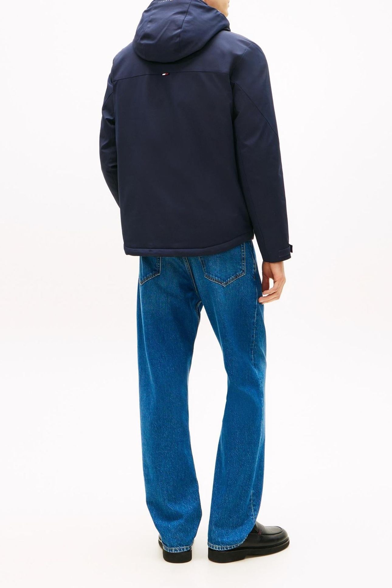 TECH HOODED SHORT PARKA DESERT SKY 2