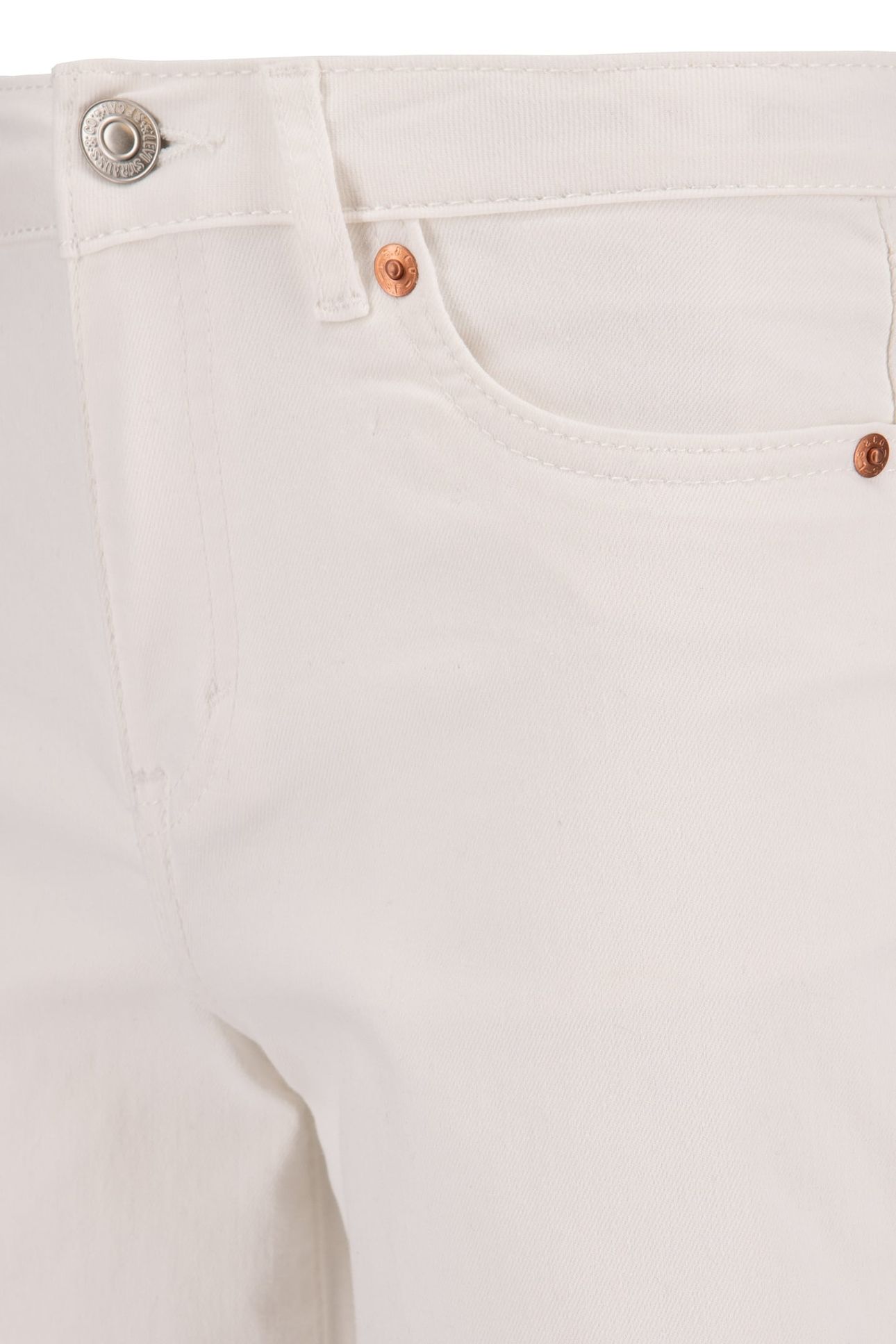 GIRLS WIDE LEG JEANS WHITE 4