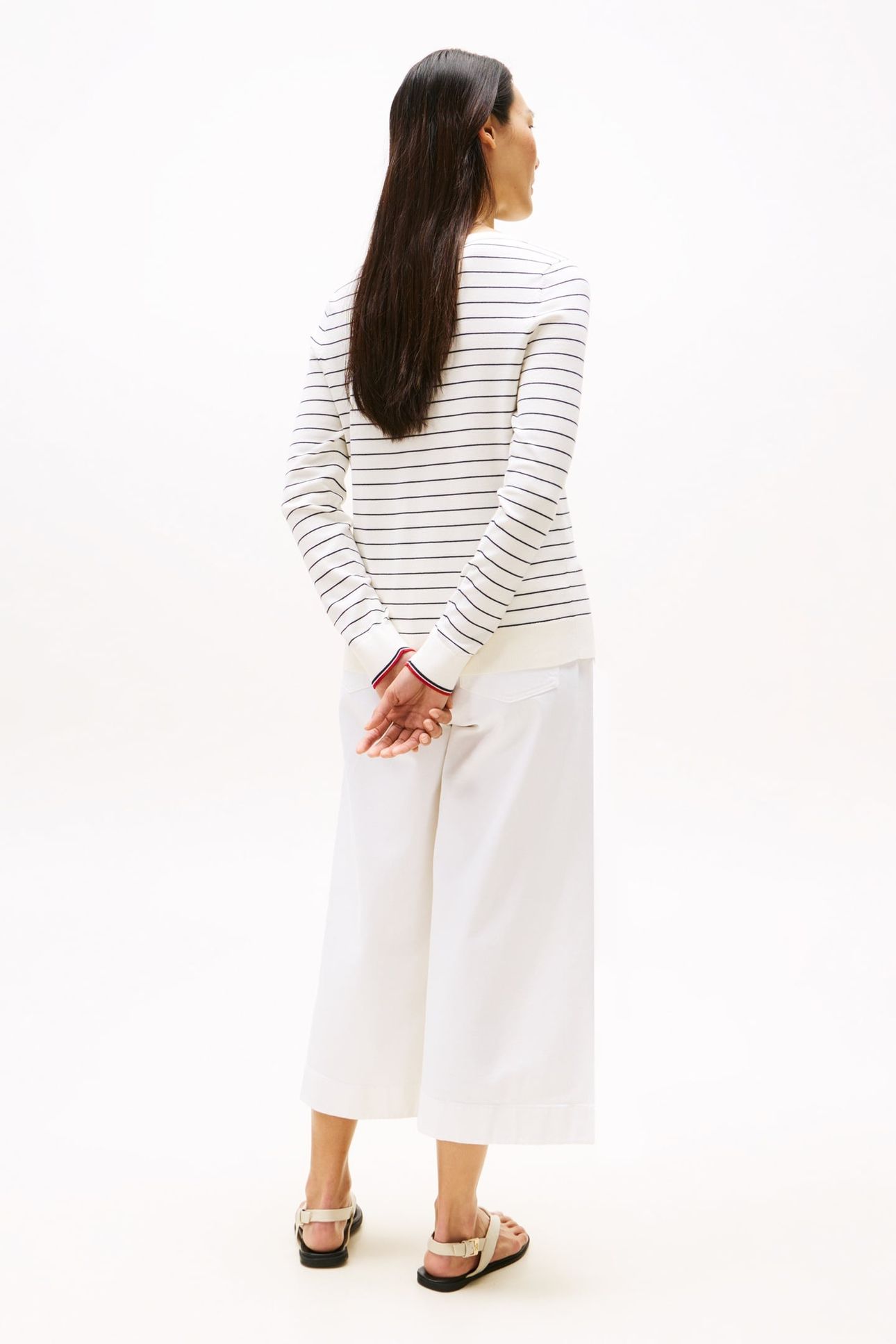 CO JERSEY STITCH BOA IVORY SILK/DARK NIGHT NAVY FINE 2