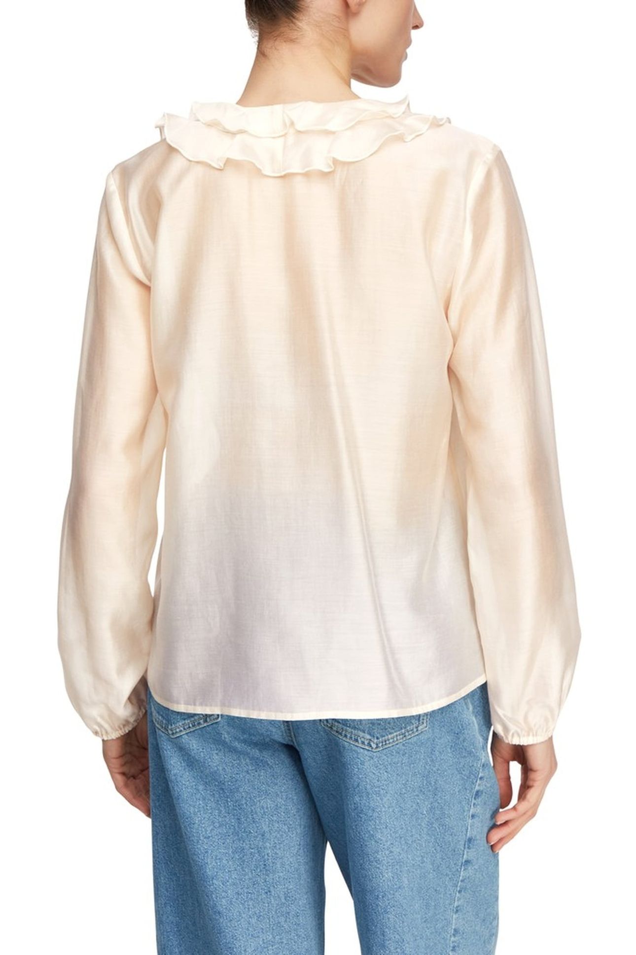 COMMA BLOUSES GREY/BLACK 2