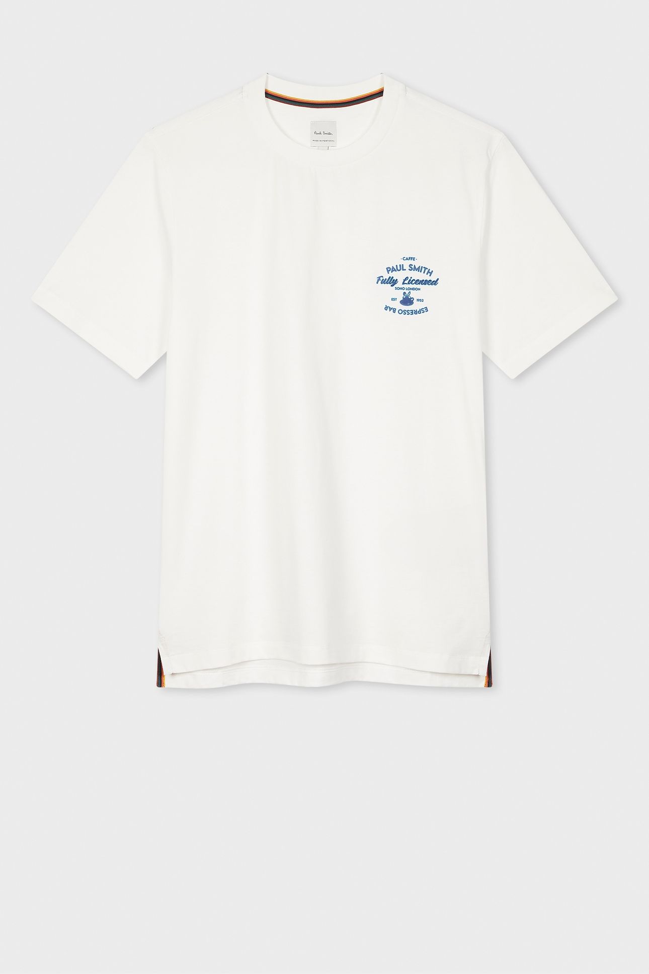 MENS ESPRESSO BAR PRINT TSHIRT WHITE 1