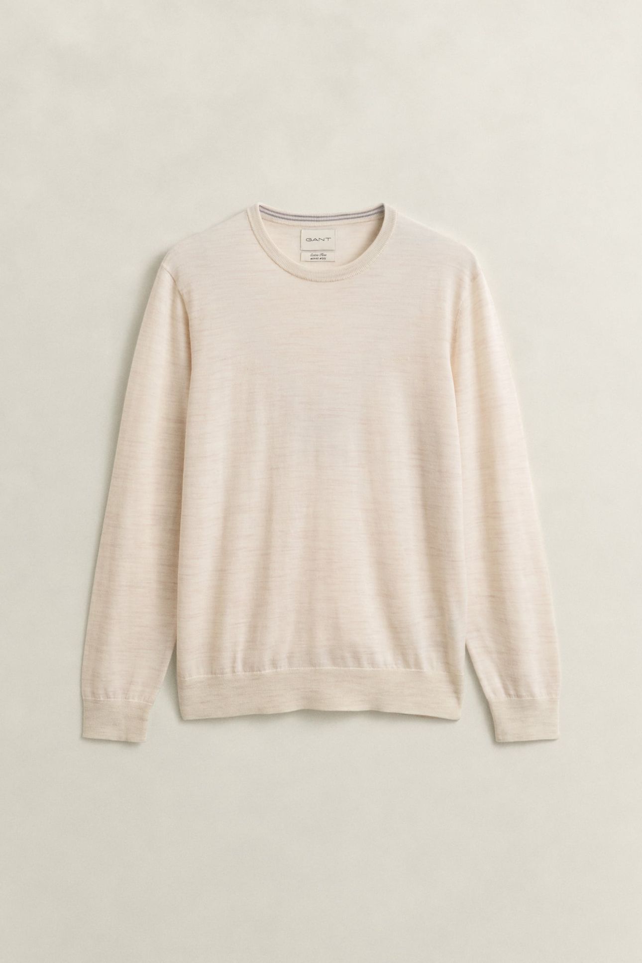 EXTRAFINE MERINO WOOL C-NECK SEED MELANGE 3