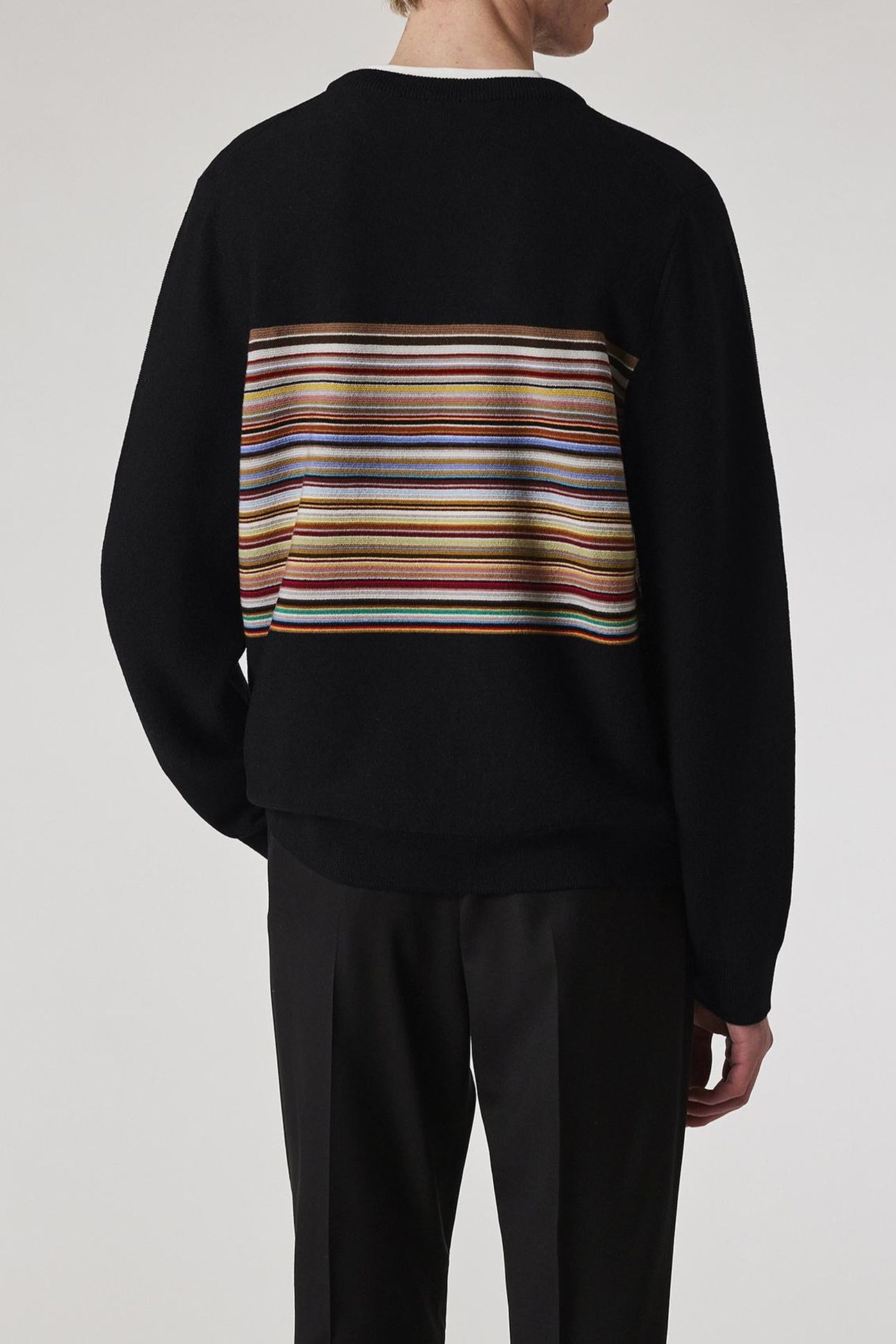 MENS SWEATER CREW NECK BLACK 3