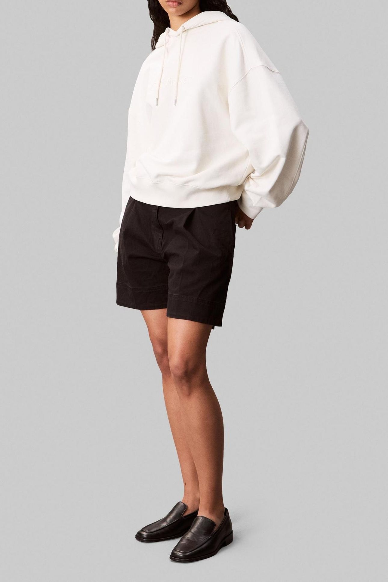 LOGO EMB FRENCH SWEATSHIRT TOFU 1