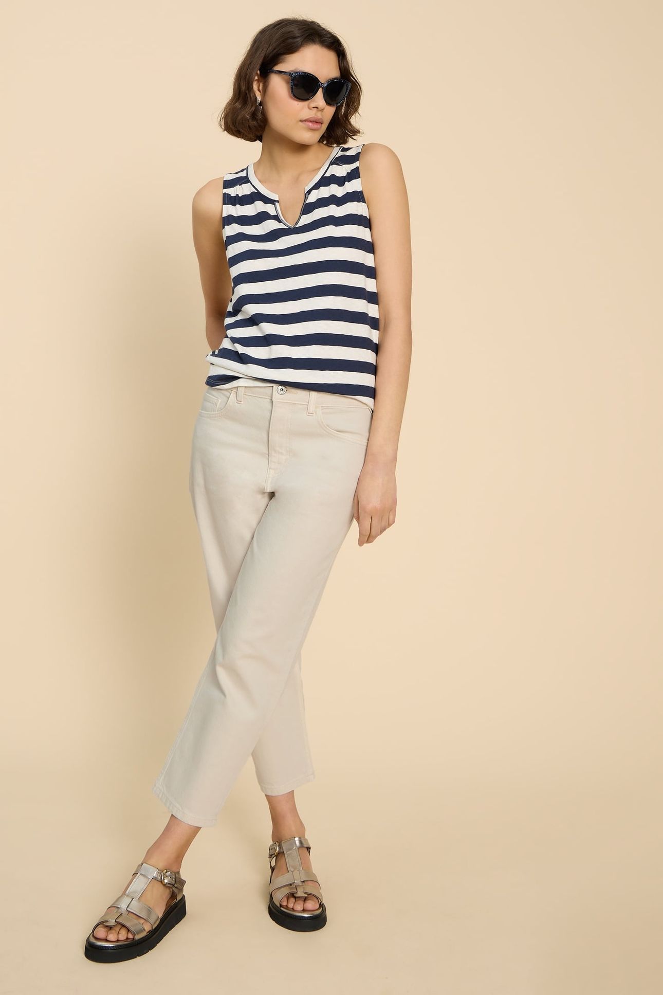CHARLIE STRAIGHT CROP JEAN LIGHT NATURAL 2