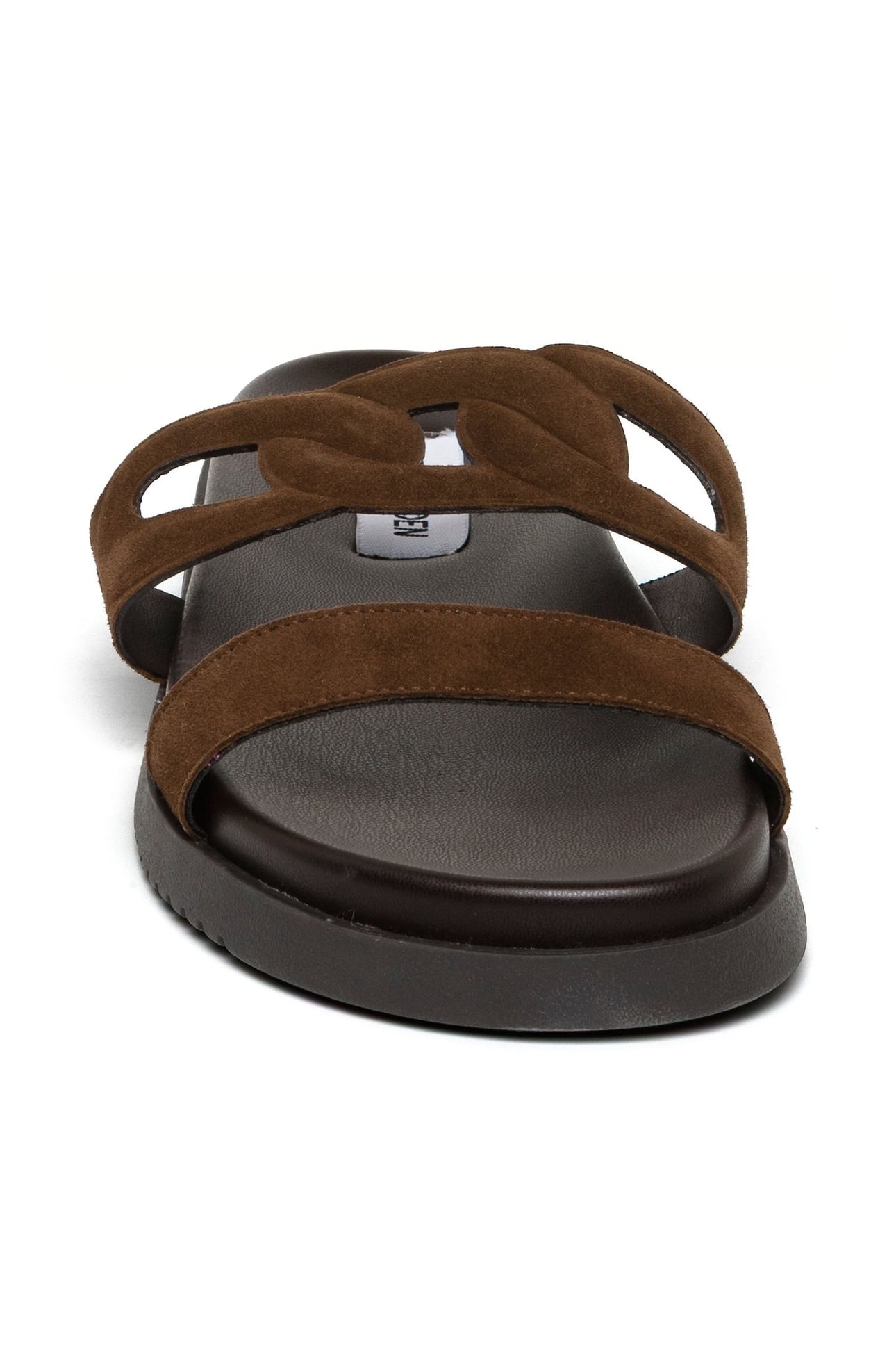 MYRTLE SANDALS CHOCOLATE BROWN SUEDE 3