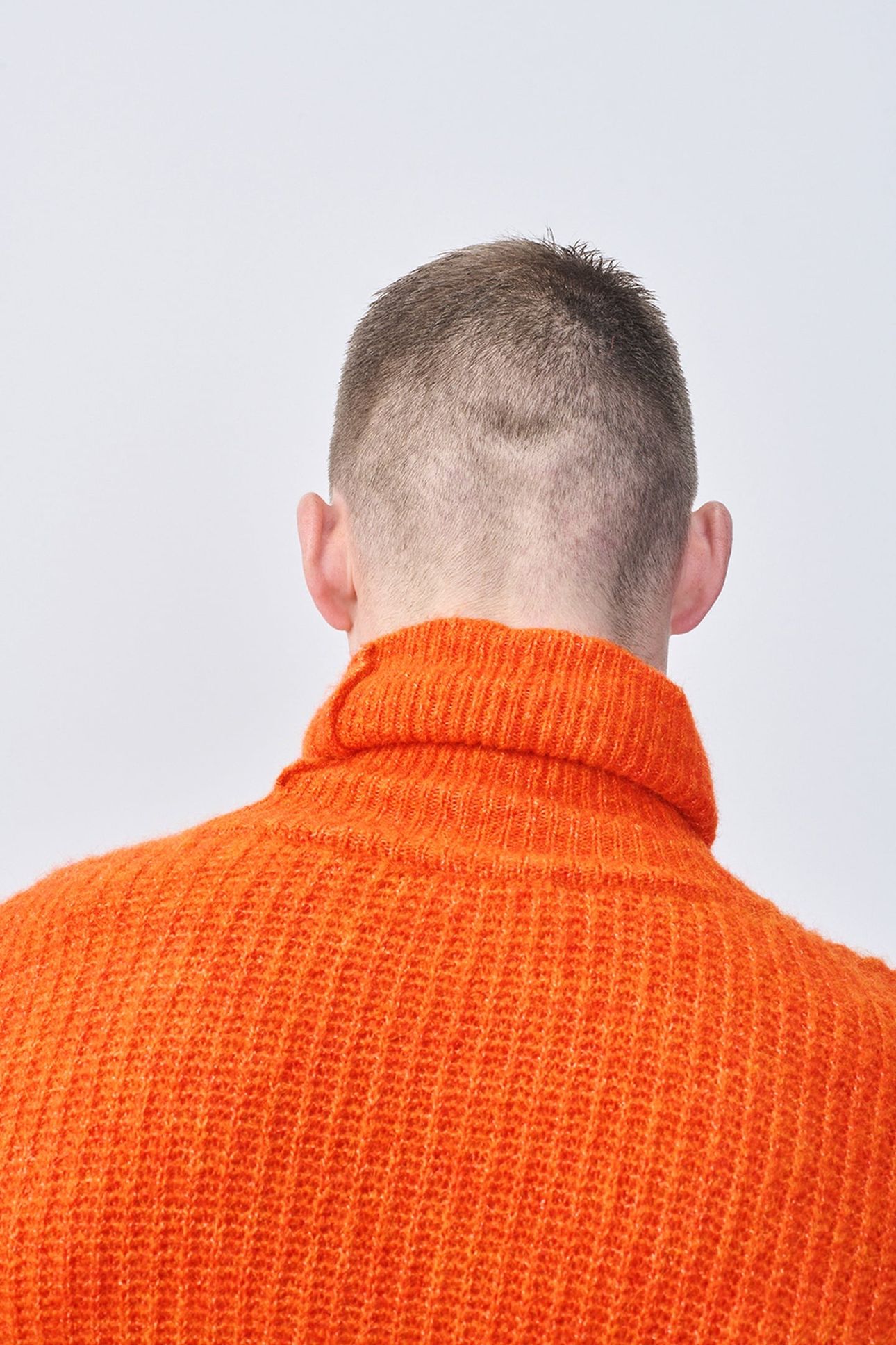 EAST KNIT SWEATER ORANGE CHINE 6