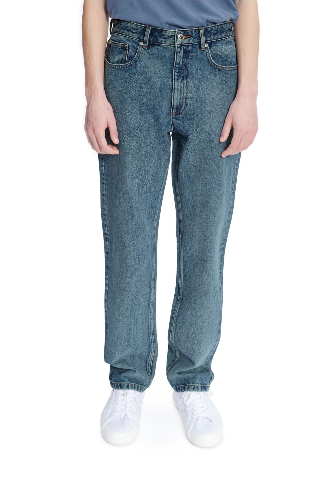 UNISEX JEANS LOU WASHED INDIGO 1