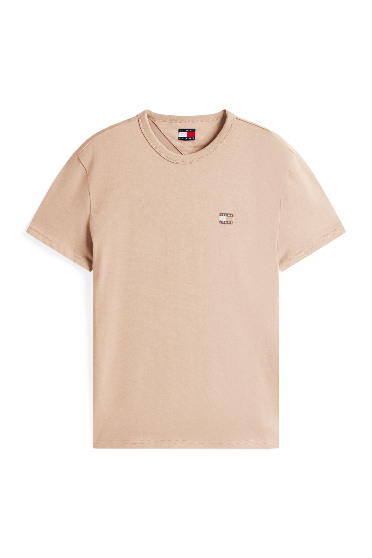 TJM REG BADGE TEE COASTAL TAUPE TONAL 4