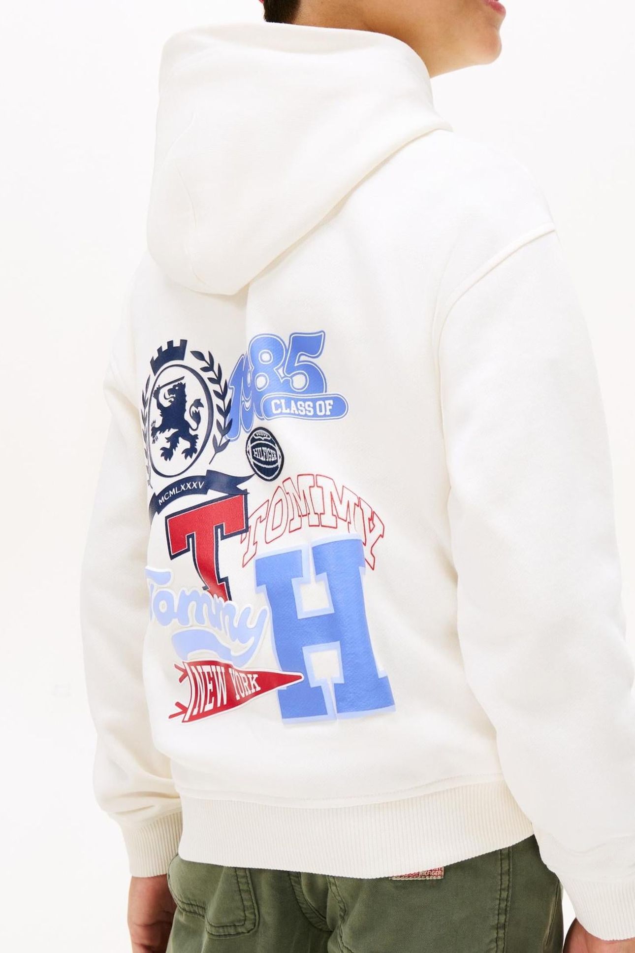 BOYS VARSITY MULTI BADGE IVORY SILK 2
