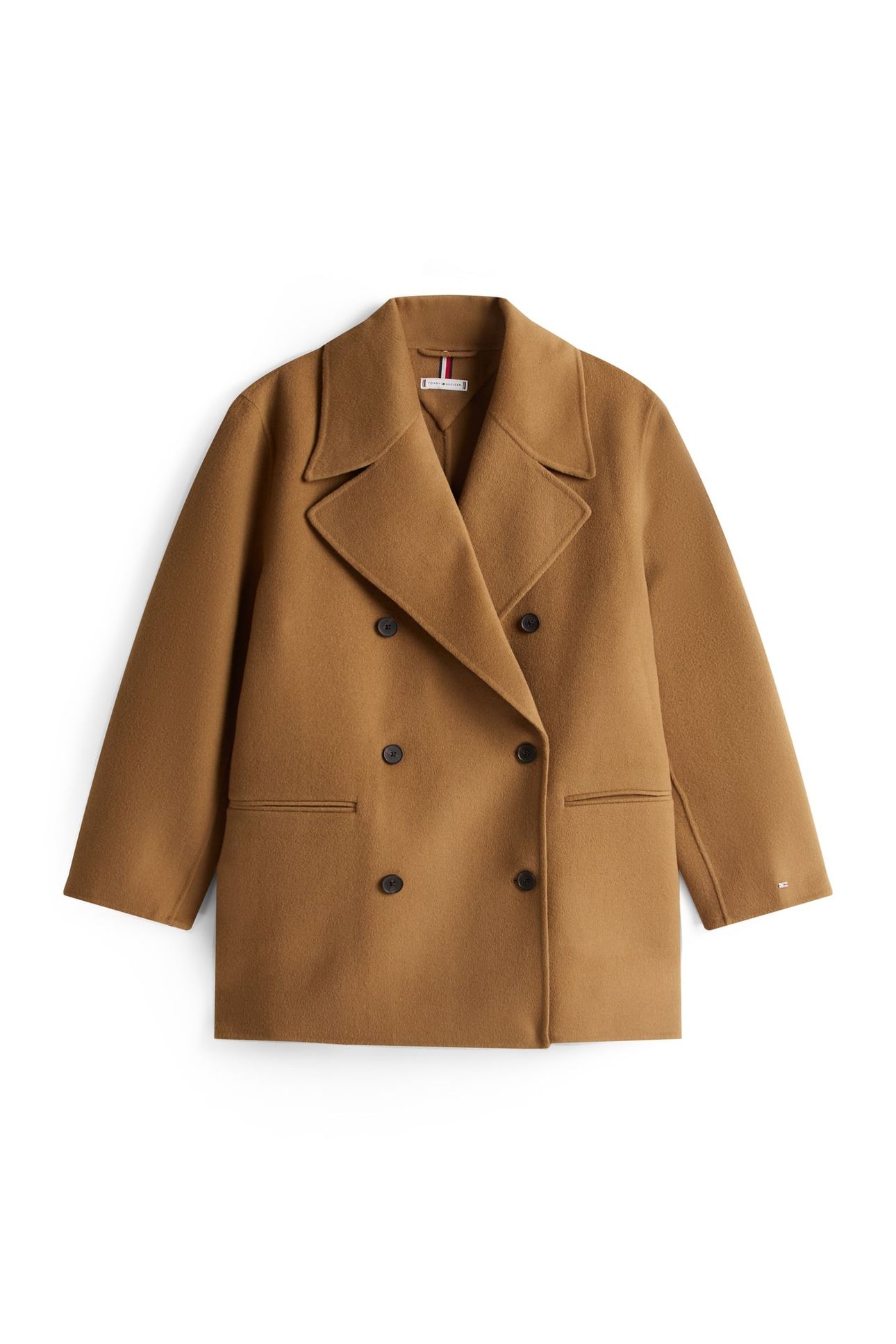 DF WOOL BLEND REG COAT DESERT KHAKI 3
