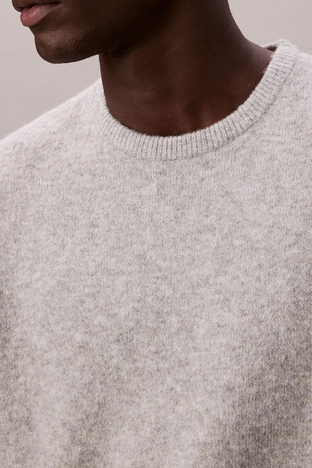 SWEATER CREW GREY HEATHER 4