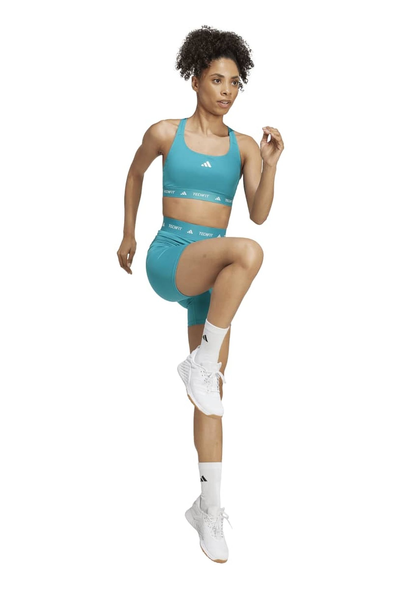 TF SHORT LEGGINGS PURE TEAL 3