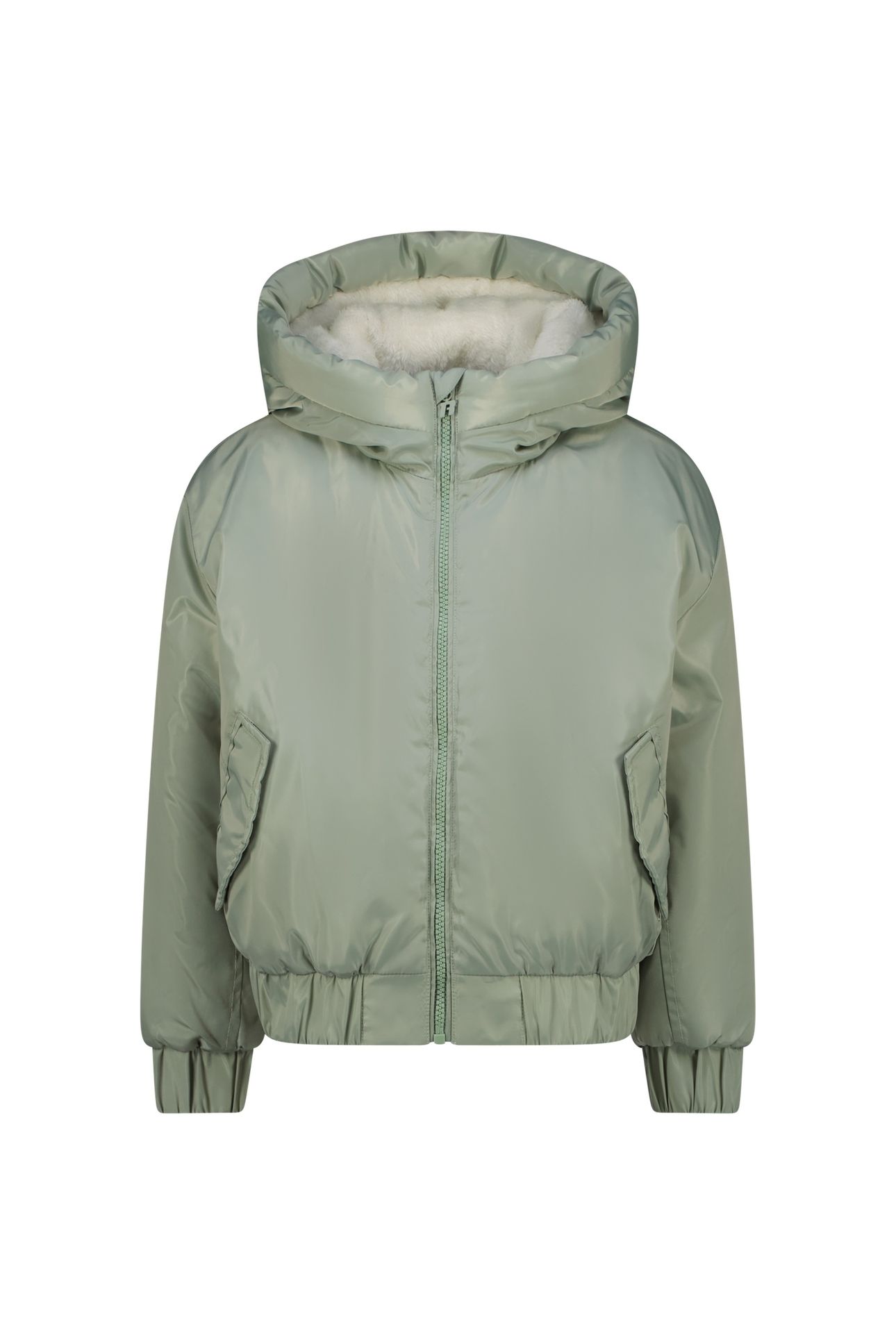 GIRLS TINLEY JACKET OUTDOOR SOFT PINE GREEN 1