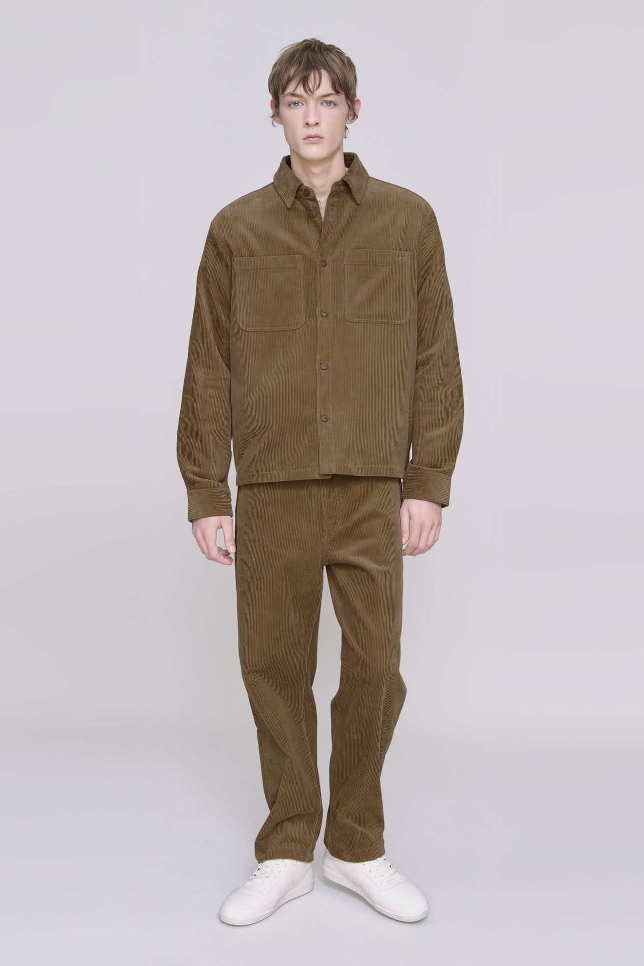 UNISEX OVERSHIRT LEON BROWN 1