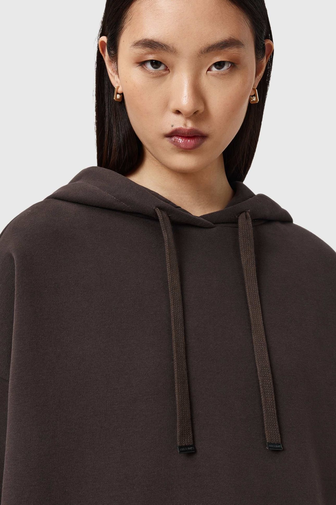 NIA LACE HOODY BOTTLE BROWN 8