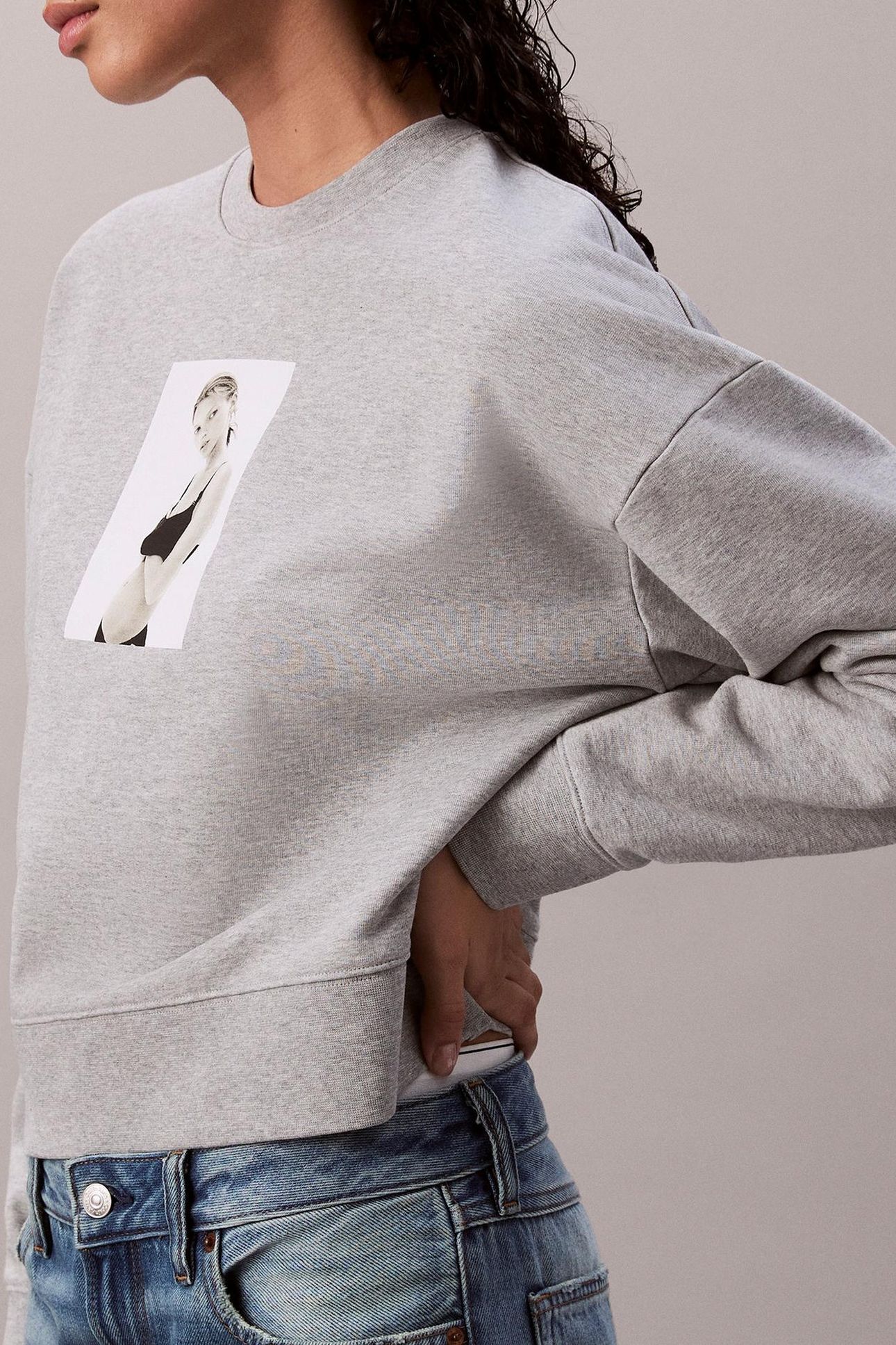 CLASSIC KATE TERRY CREW HEROIC GREY HEATHER 6