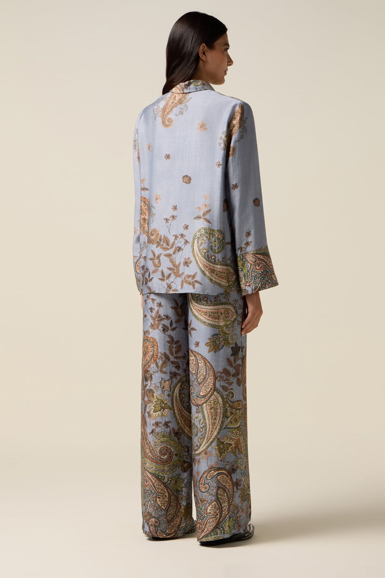 PATTERNED SATIN SHIRT LIGHT BLUE 3