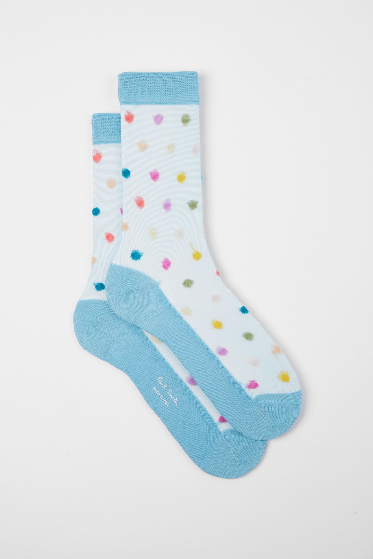WOMEN SOCK JEM POLKA TURQUOISE 3