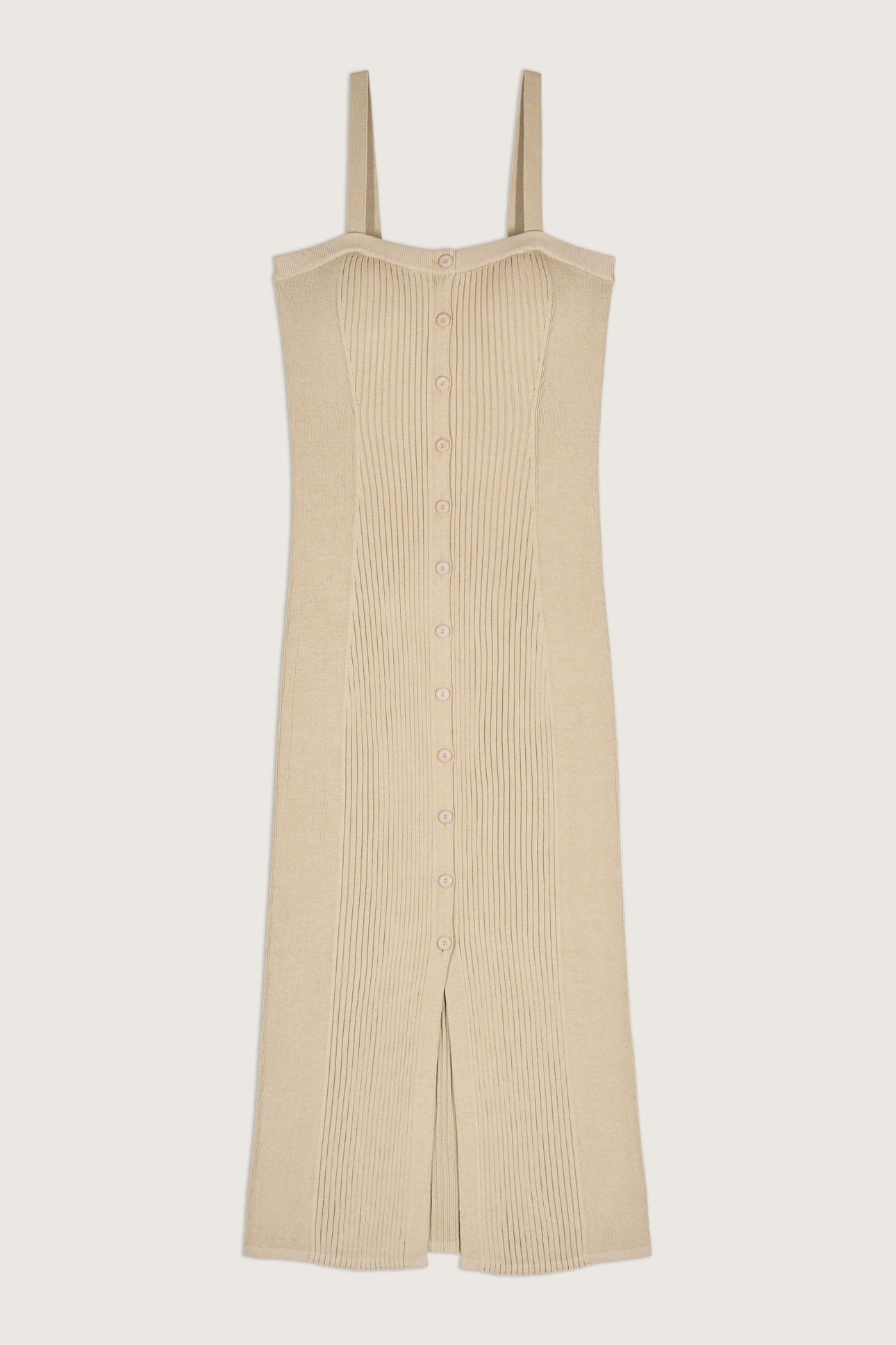 MID-LENGTH DRESS BEIGE 3