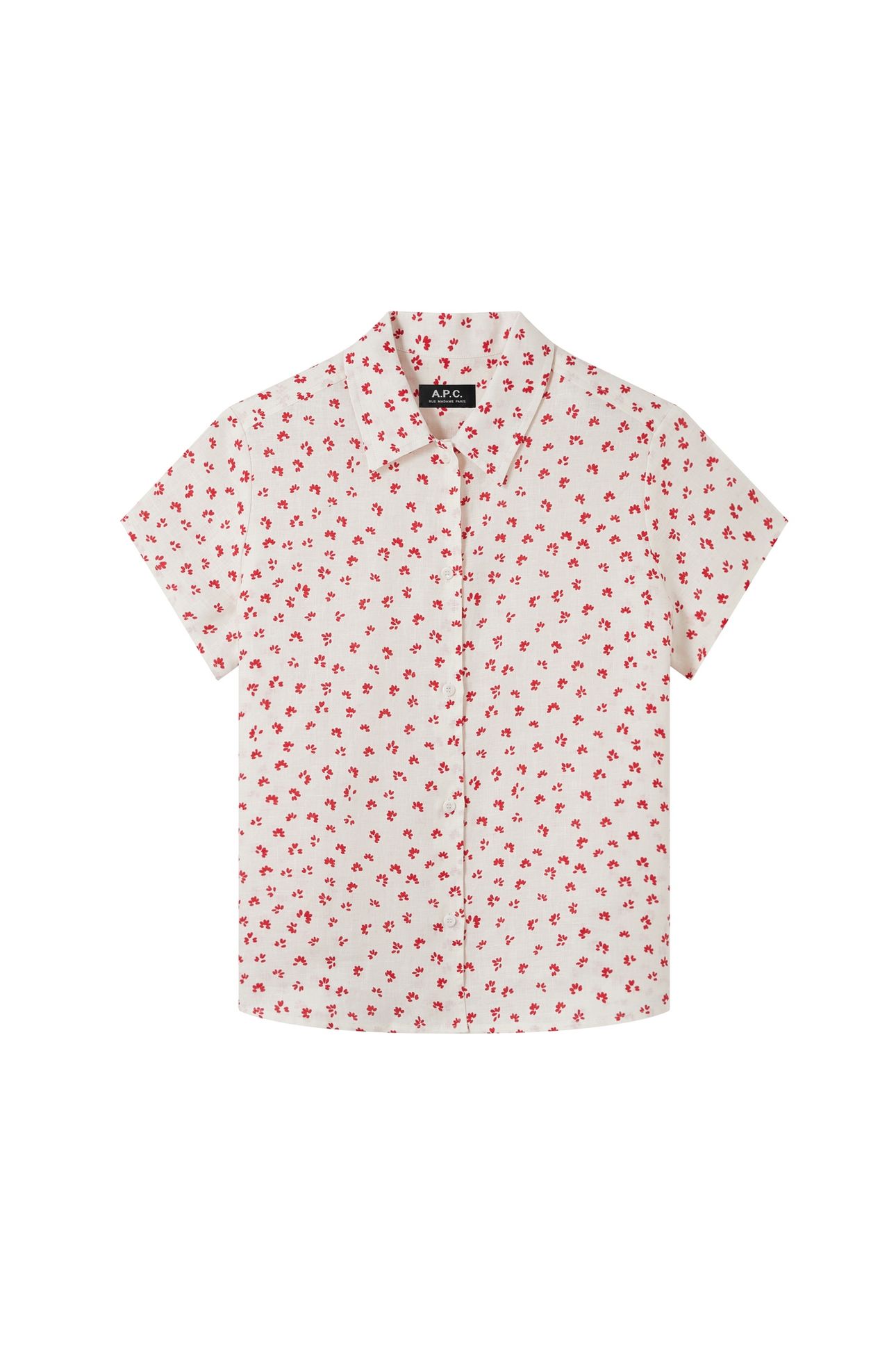 SHORT-SLEEVE SHIRT MARINA OFF-WHITE 2