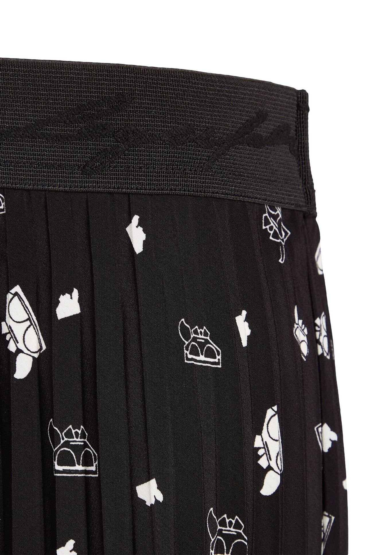 KOCKTAIL KARL PLEATED SKIRT BLACK 5