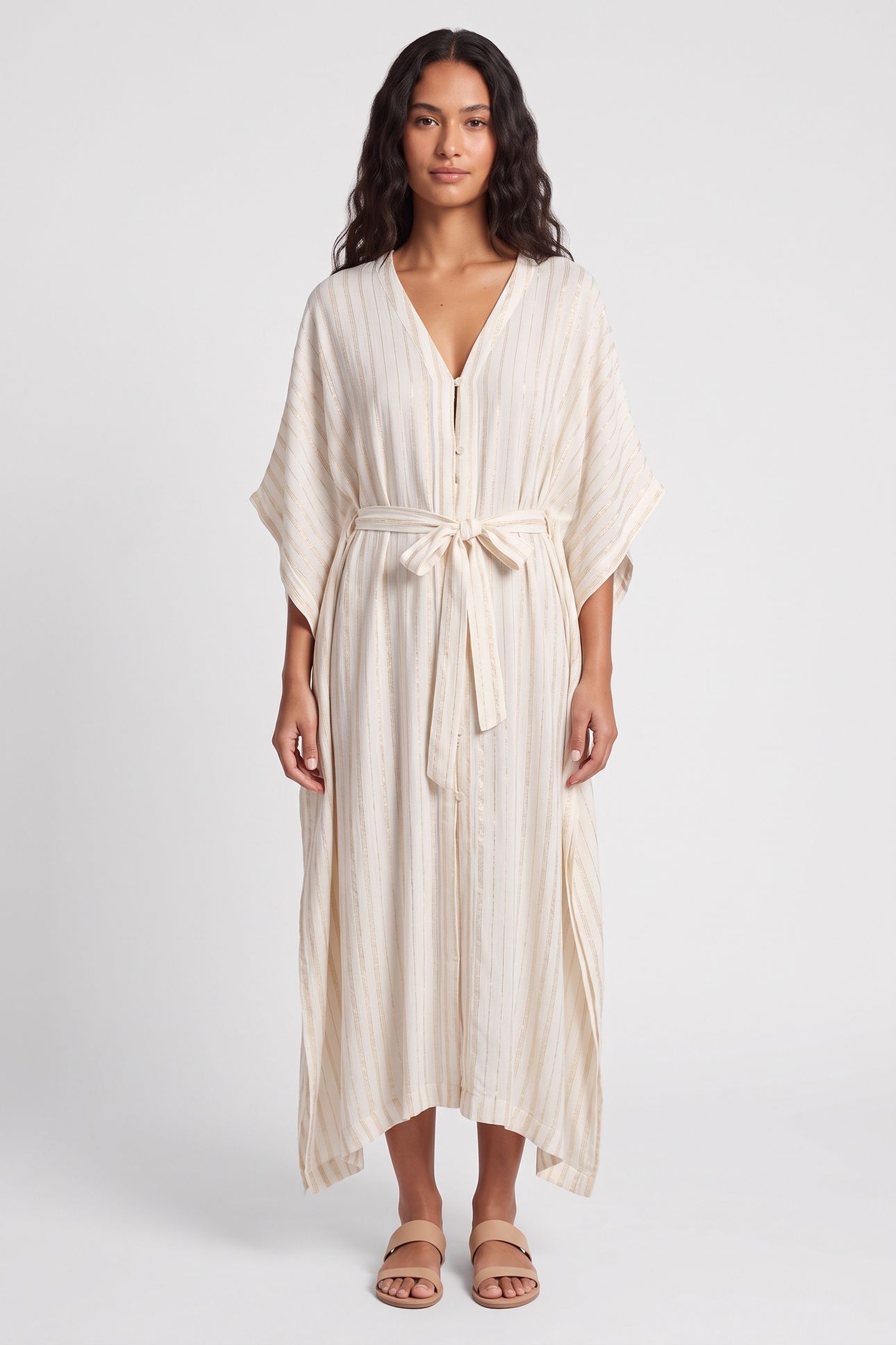 MANILA LUREX ROBE WHITE 1