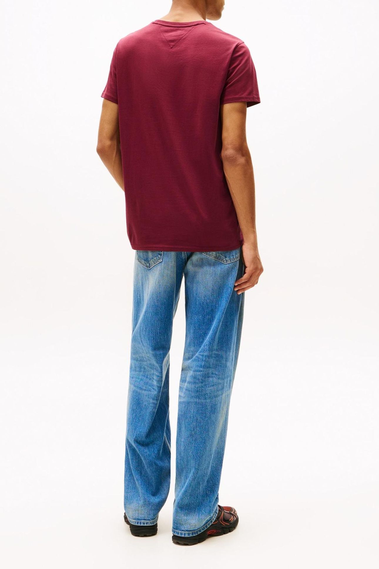 TJM XSLIM JERSEY TEE RED WINE 2