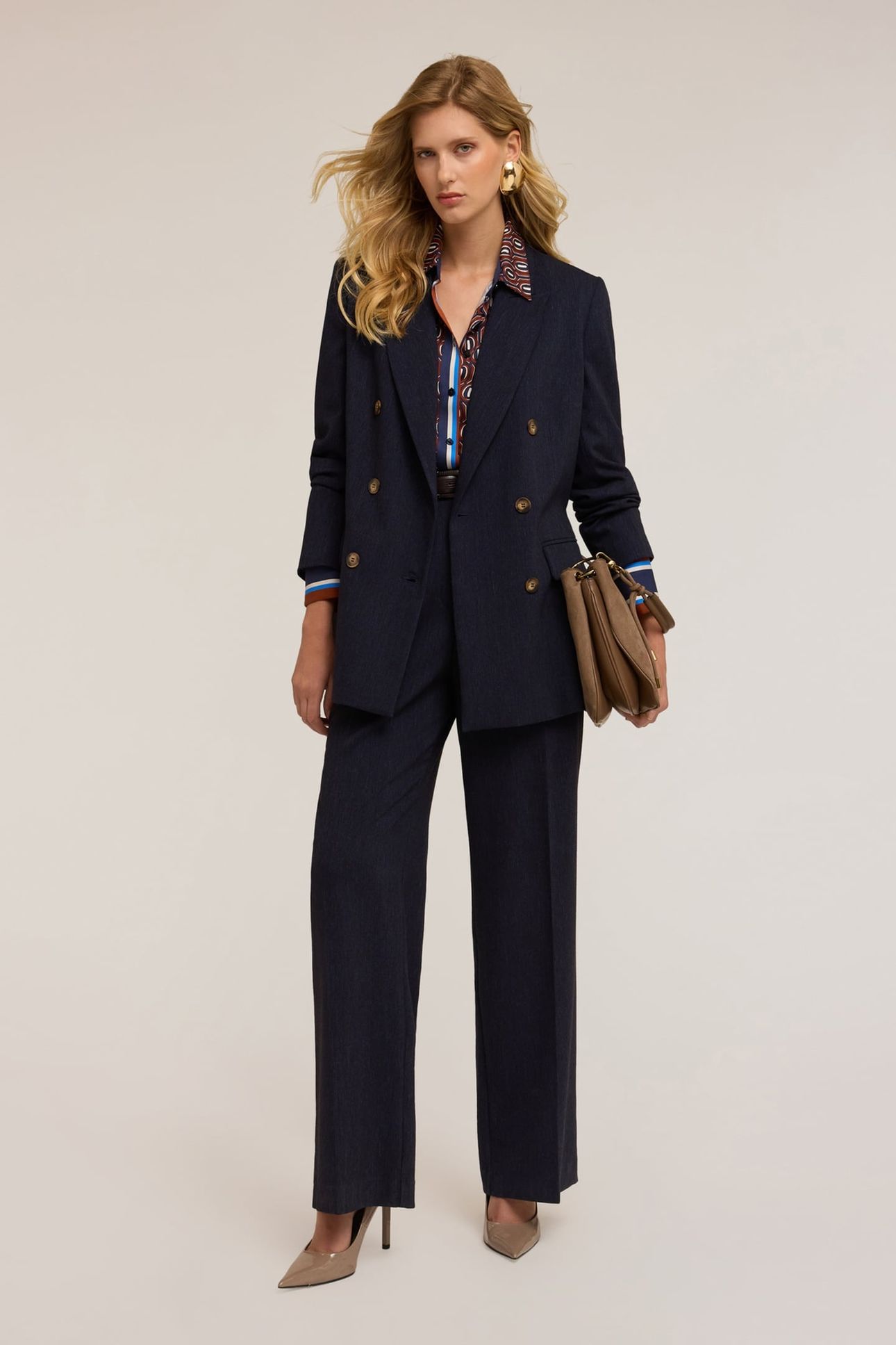 LONG DOUBLE-BREASTED JACKET BLUE 3