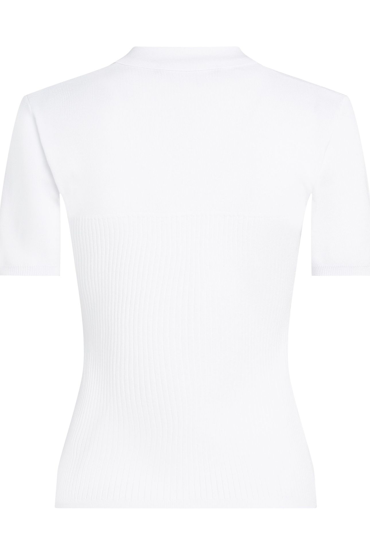SSLV KNIT POLO WHITE 5