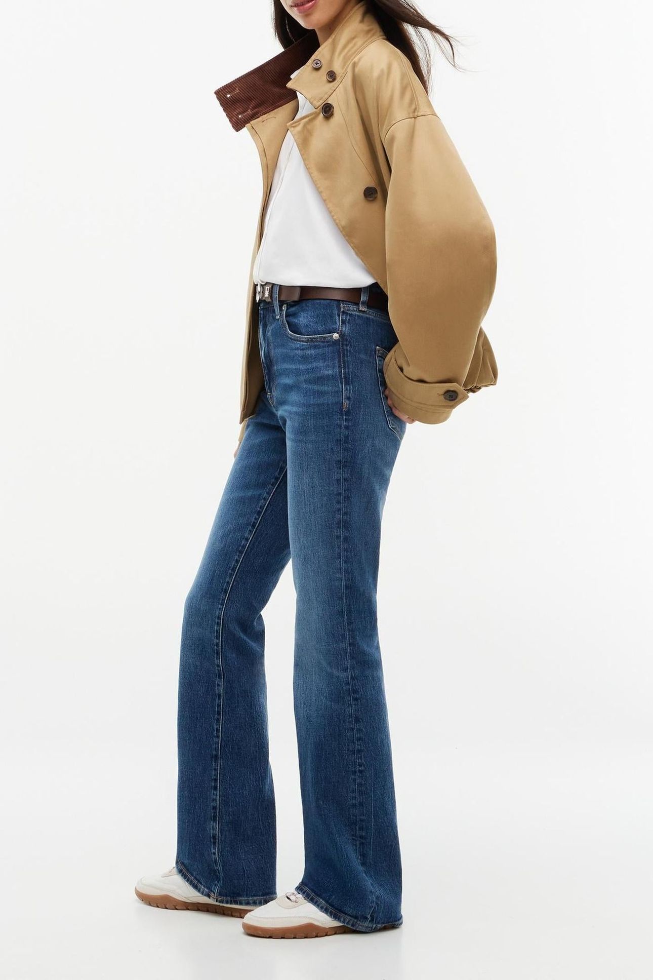 SYLVIA HIGH RISE BOOTCUT DENIM DARK 5